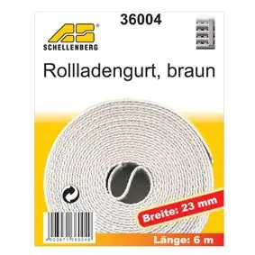 Schellenberg Rollladengurt braun Breite 23 mm - Länge 6 m