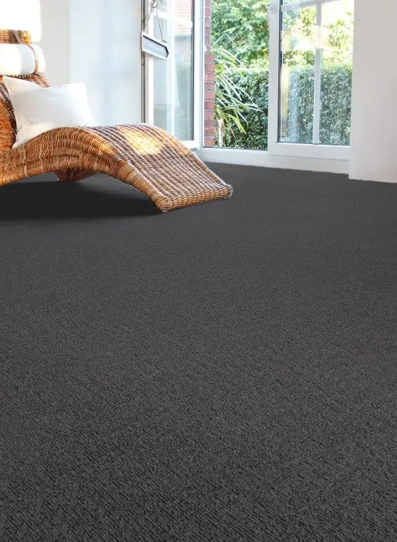 Andiamo Teppichboden Herkules Coupon im Wunschmaß, anthrazit, 4 m breit