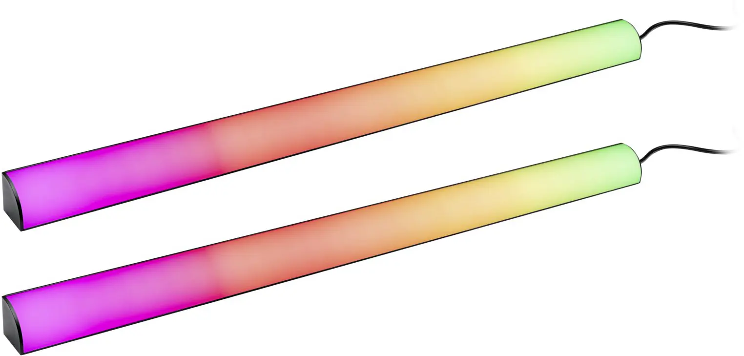 Paulmann Entertain LED Lightbar Dynamic RGB 60,5cm 2er Set dimmbar