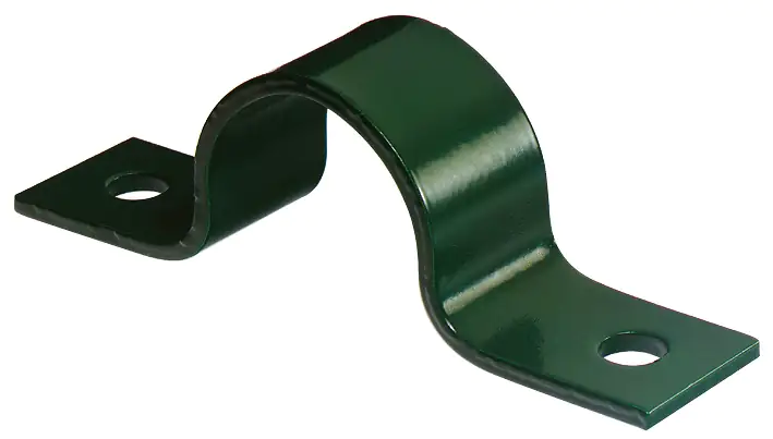 Alberts Rohrschelle für Zaunpfosten Ø 36 mm grün