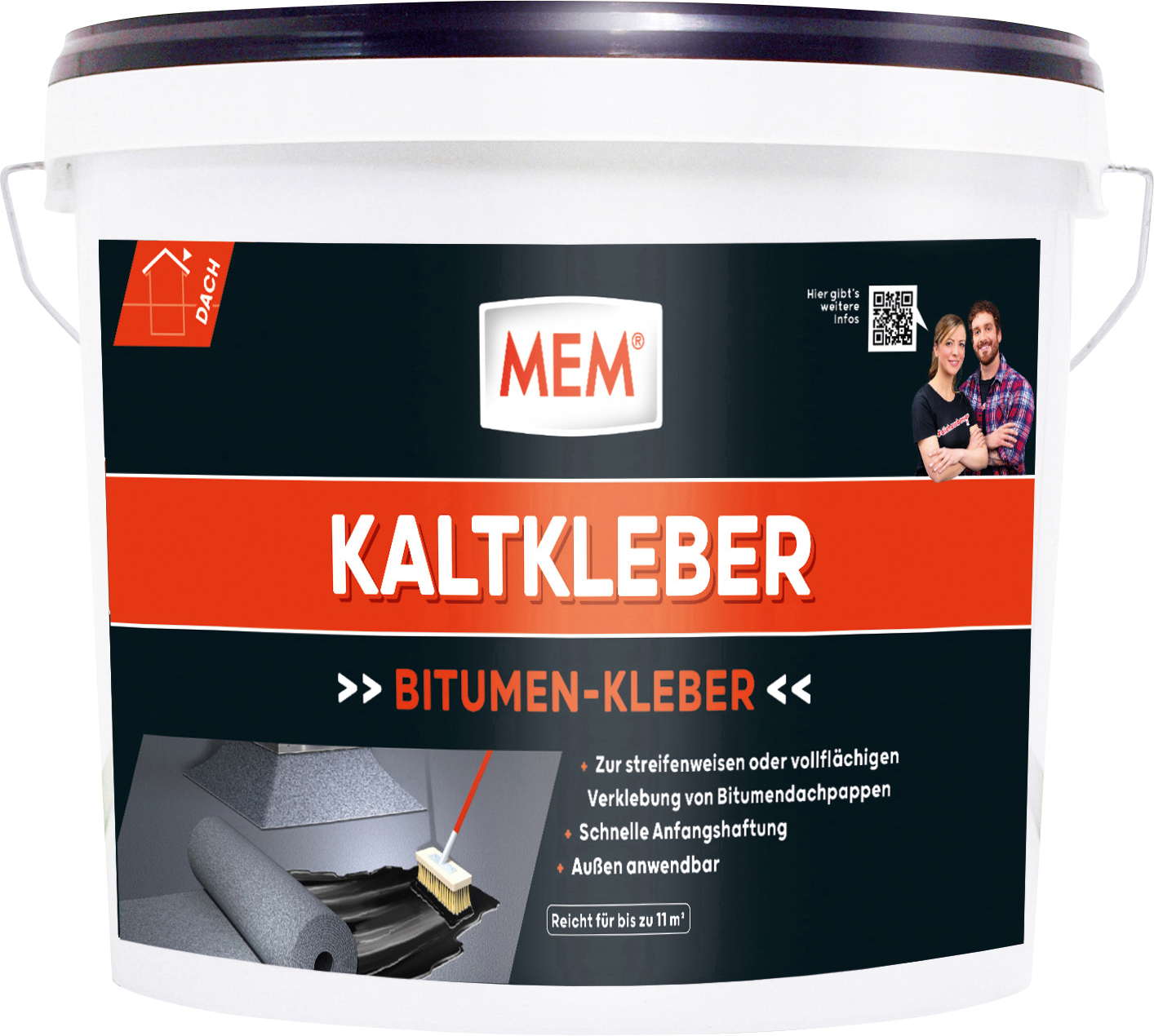 MEM Bitumen Kaltkleber 6,5 kg