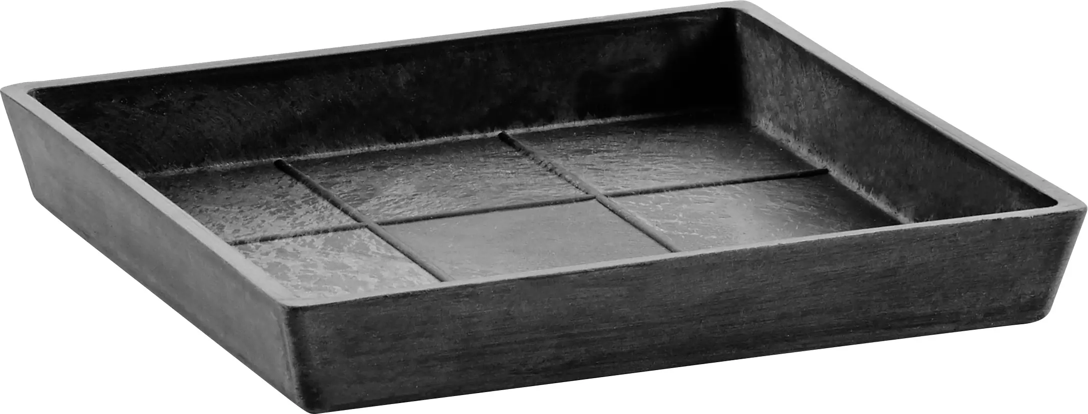 Ecopots Untersetzer dunkelgrau 22 x 22 cm