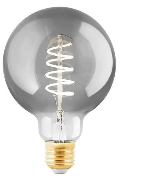 Eglo LED Globe G95 E27 4W rauch