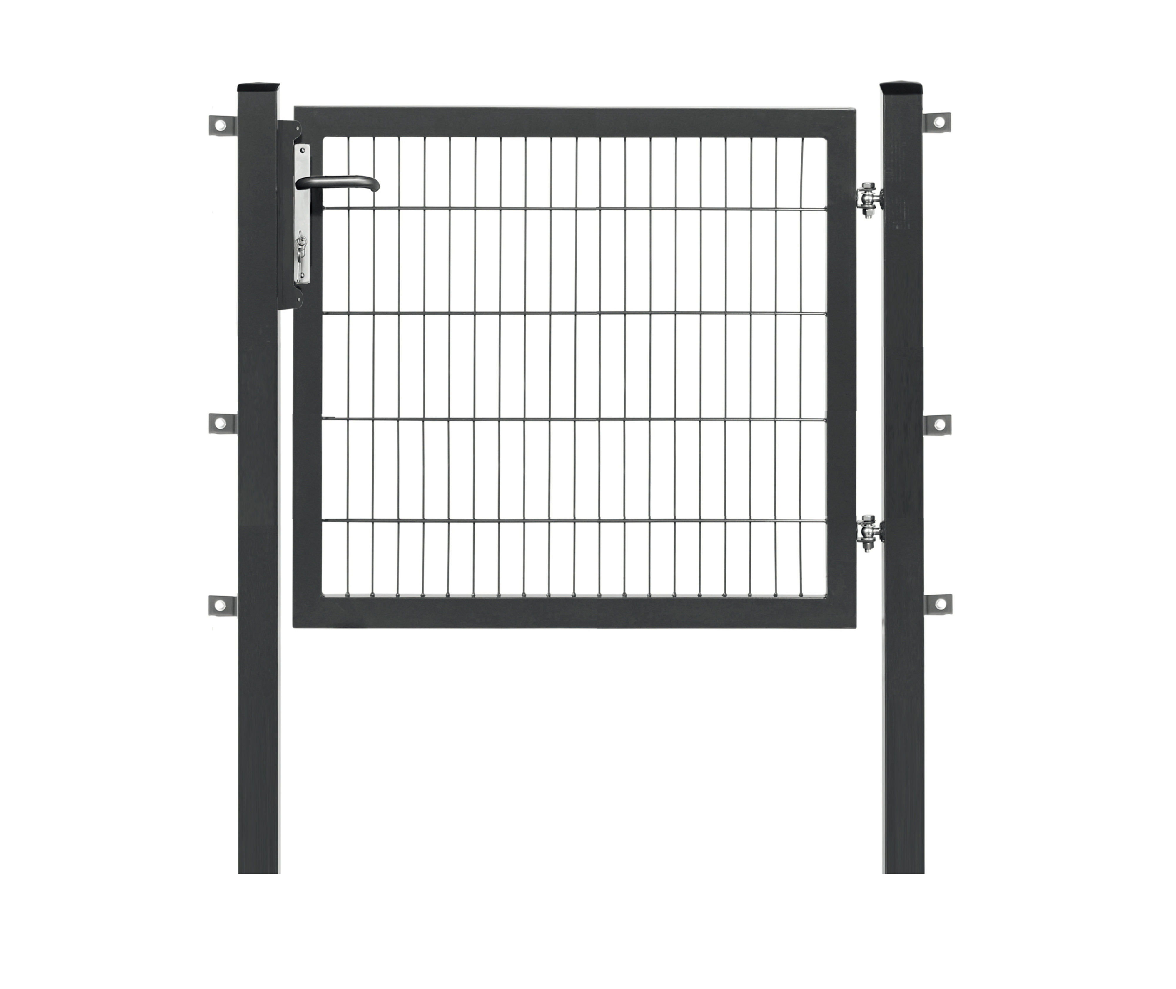 Floraworld Gartentor Premium Plus 120 x 100 cm anthrazit