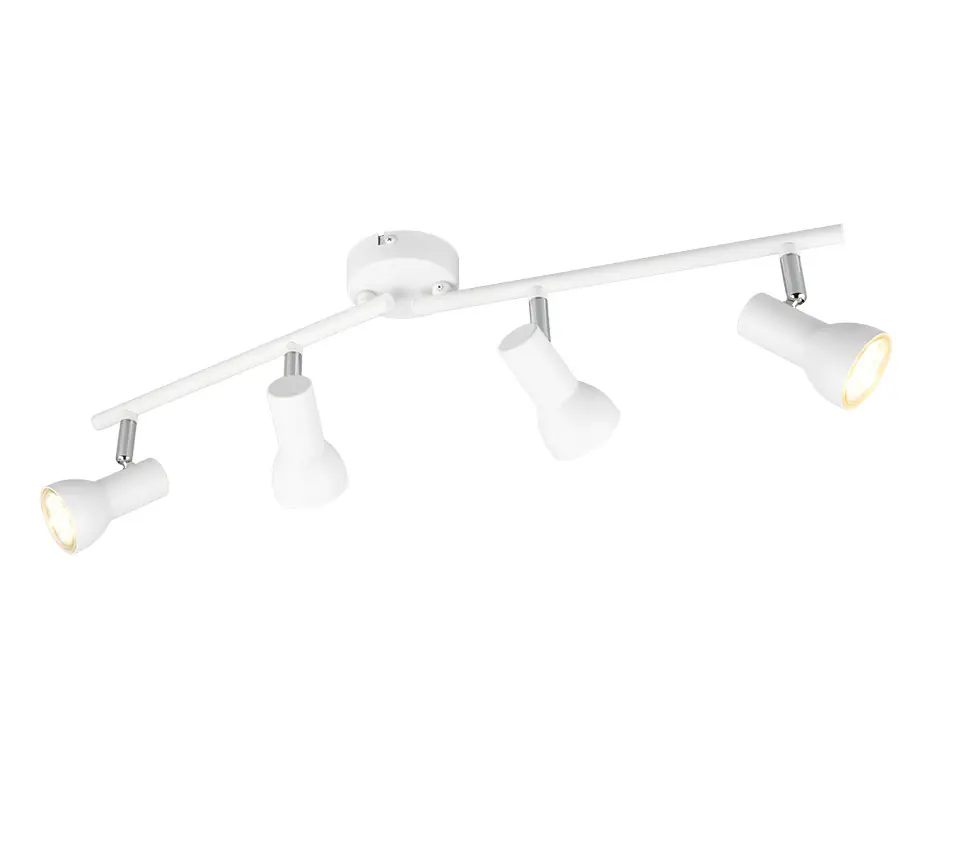 Reality Deckenstrahler 4er Spot Cantar weiß matt GU10          
