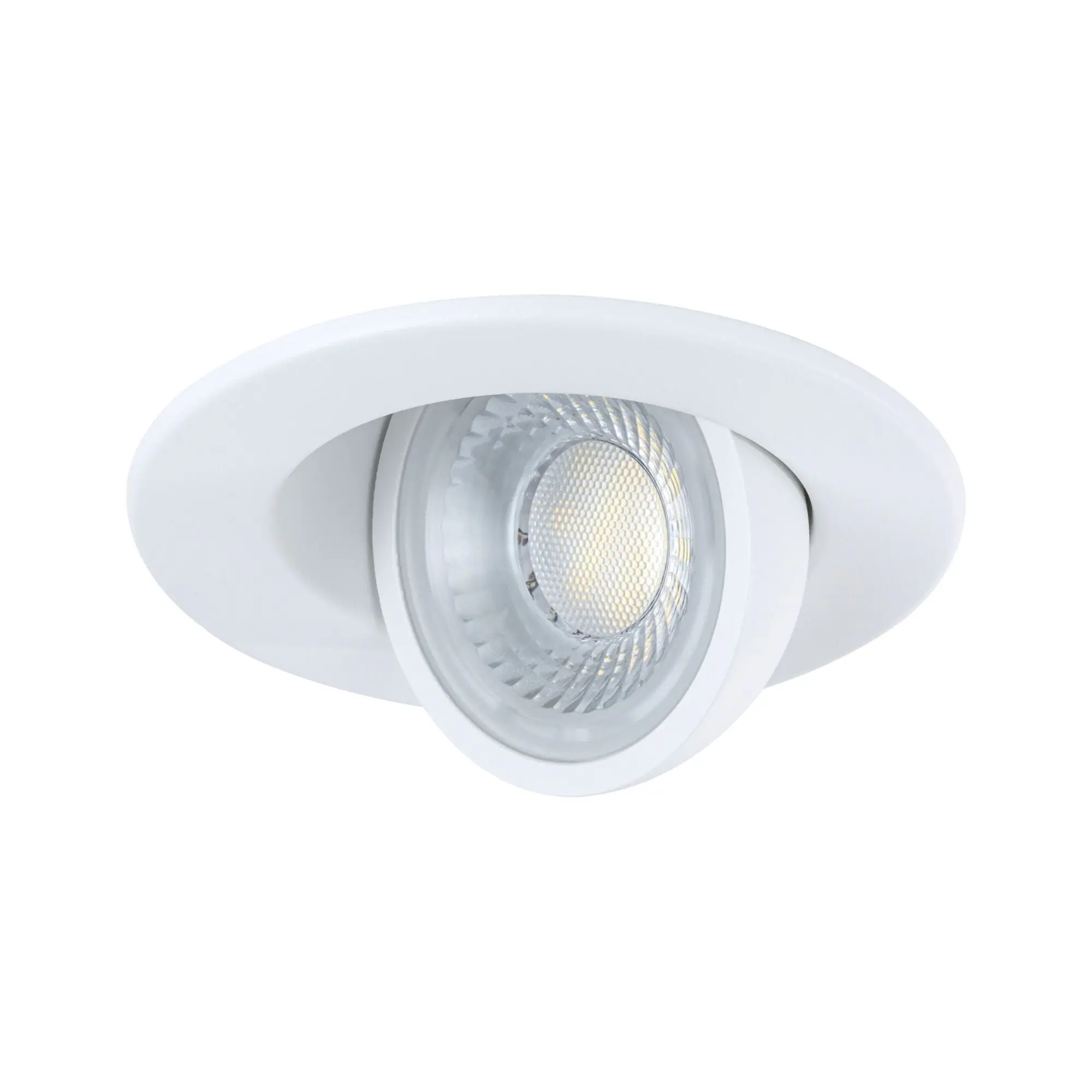 Paulmann LED-Einbauleuchte Zina 5/8 W Ø 9 cm dimmbar weiß matt