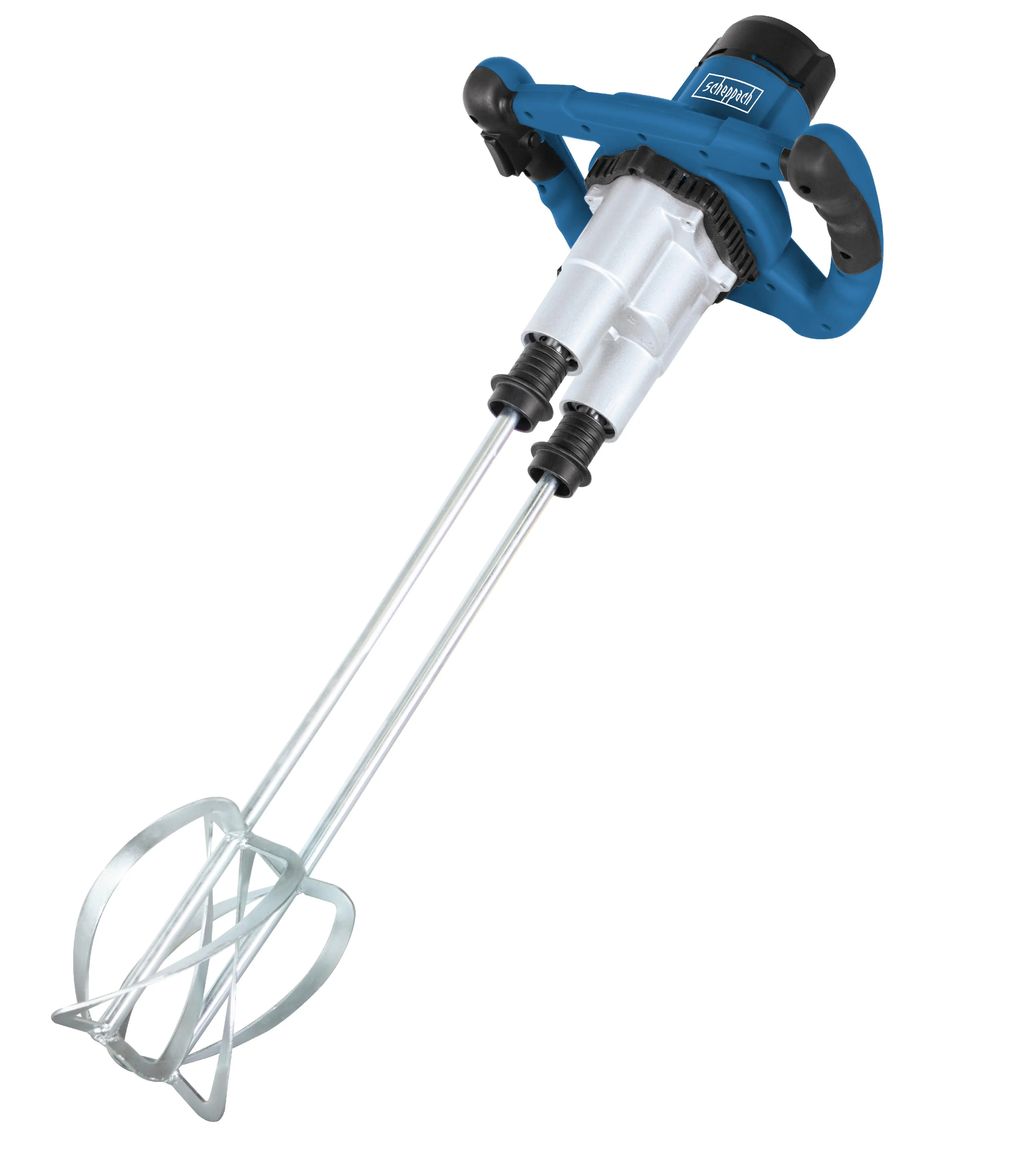 Scheppach Doppel Farb- und Mörtelrührwerk PM1800D 1800 W 790 U/min 110 x 570 mm inkl. zwei Mixstäben
