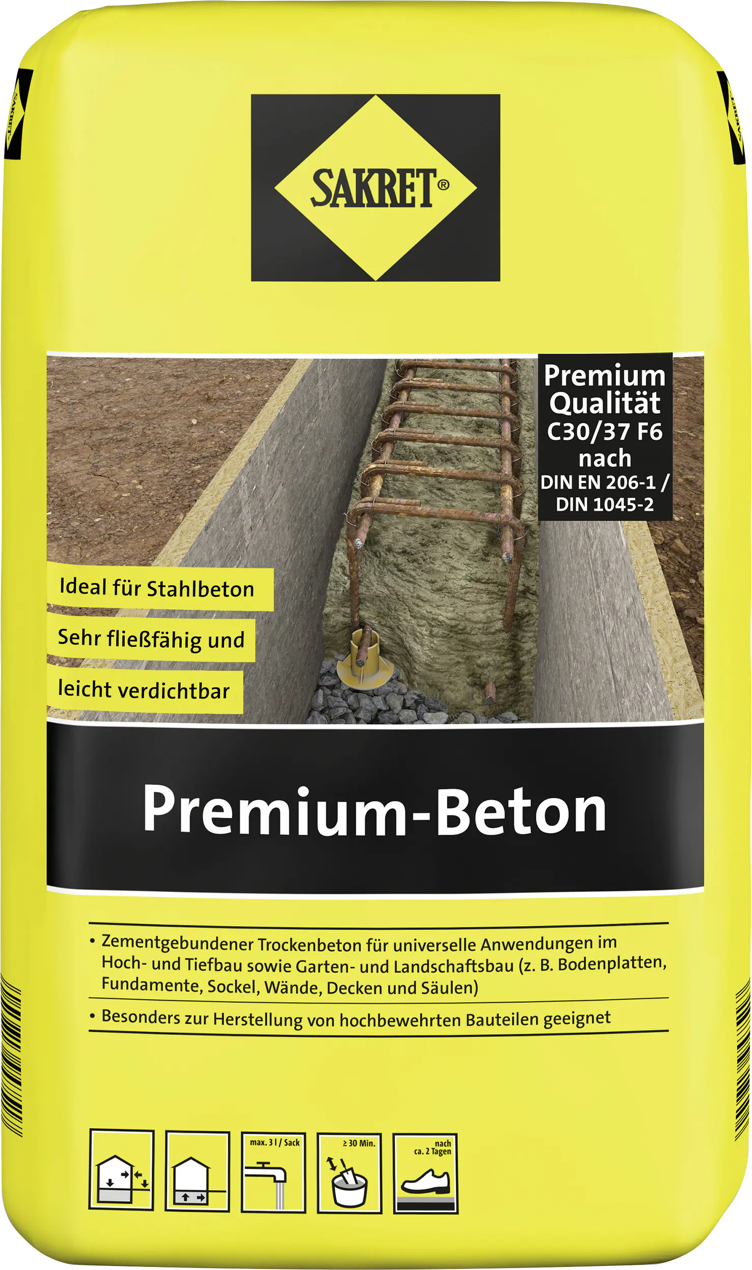 SAKRET Premium-Beton 25 kg