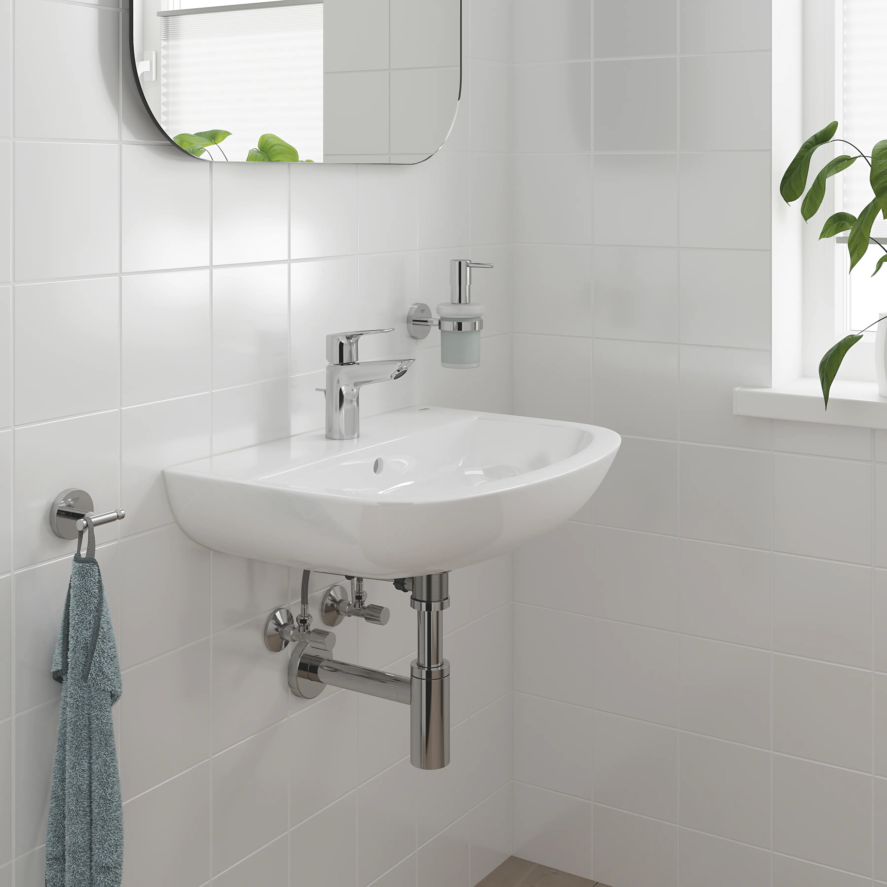 Grohe Start Seifenspender mit Halter chrom