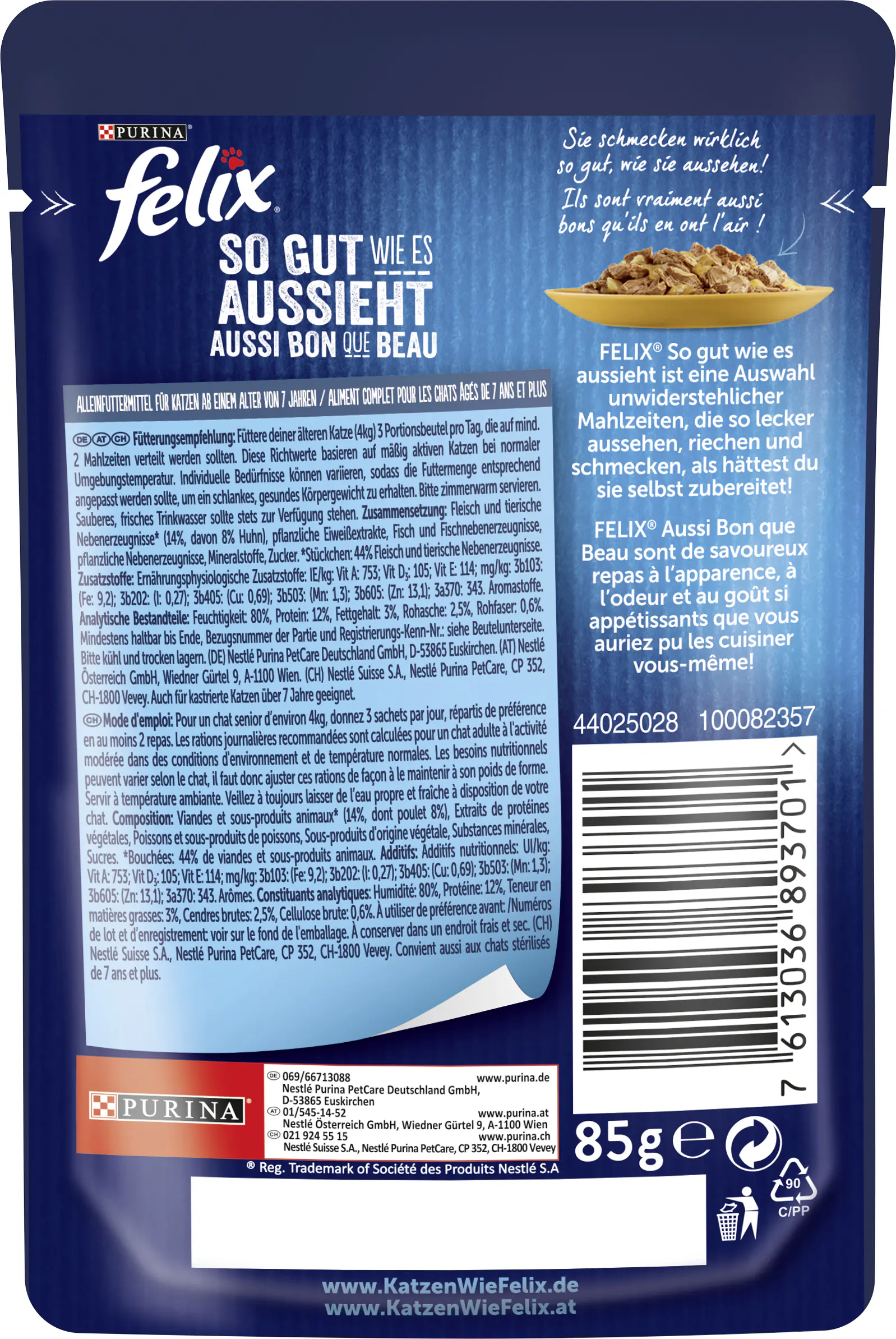 Felix So gut wie es aussieht in Gelee Senior 85 g