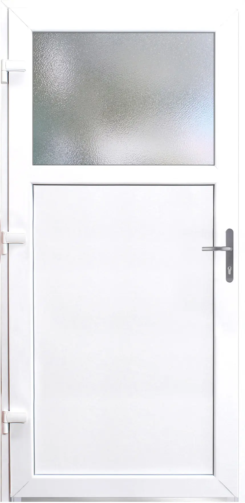 Panto Nebeneinganstür Kunststoff Modell K504 98 x 198 cm DIN links weiß