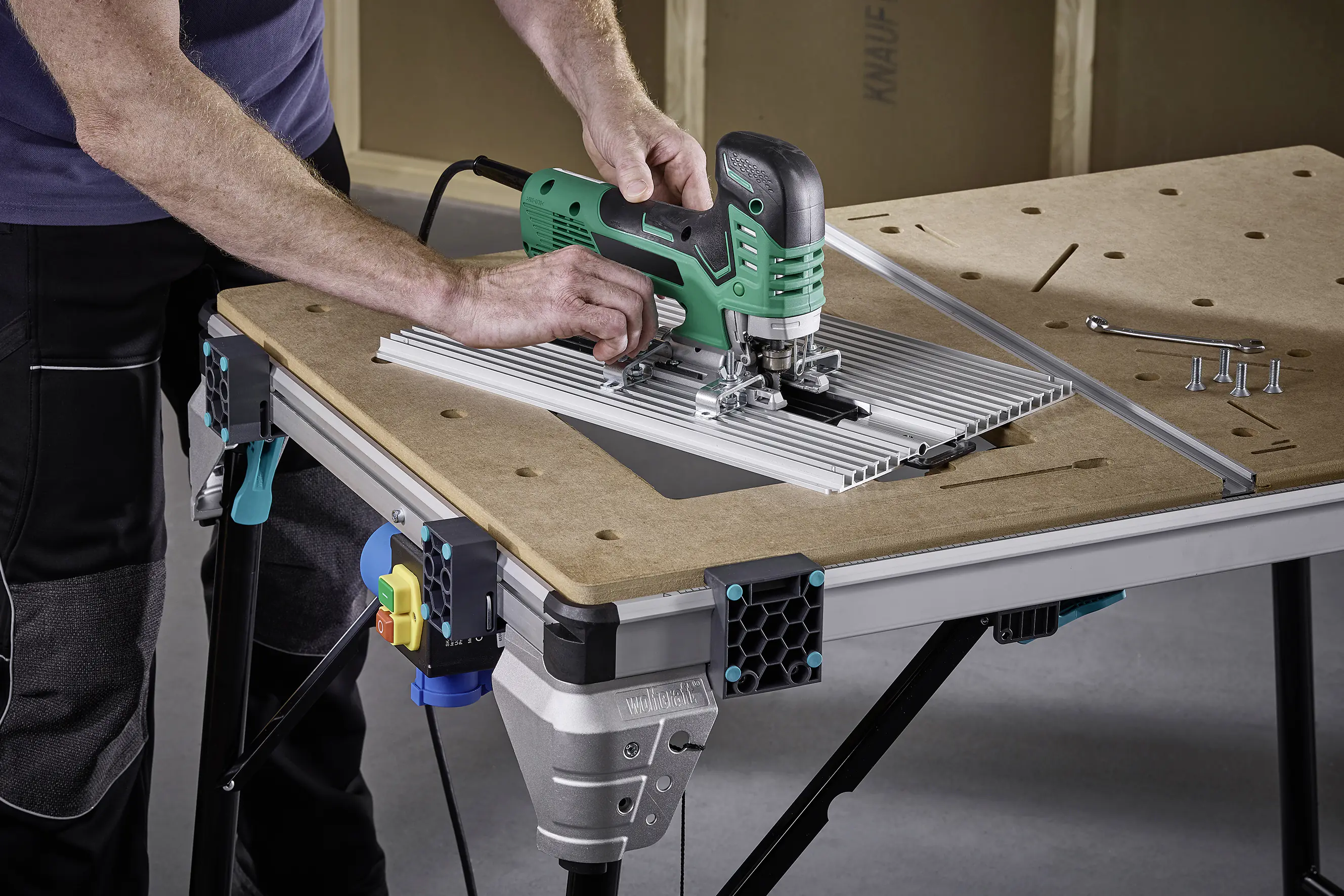 Wolfcraft Maschinenspanntisch Master Cut 2600 für Sägen und Fräsen Wolfcraft Maschinenspanntisch Master Cut 2600 für Sägen und Fräsen