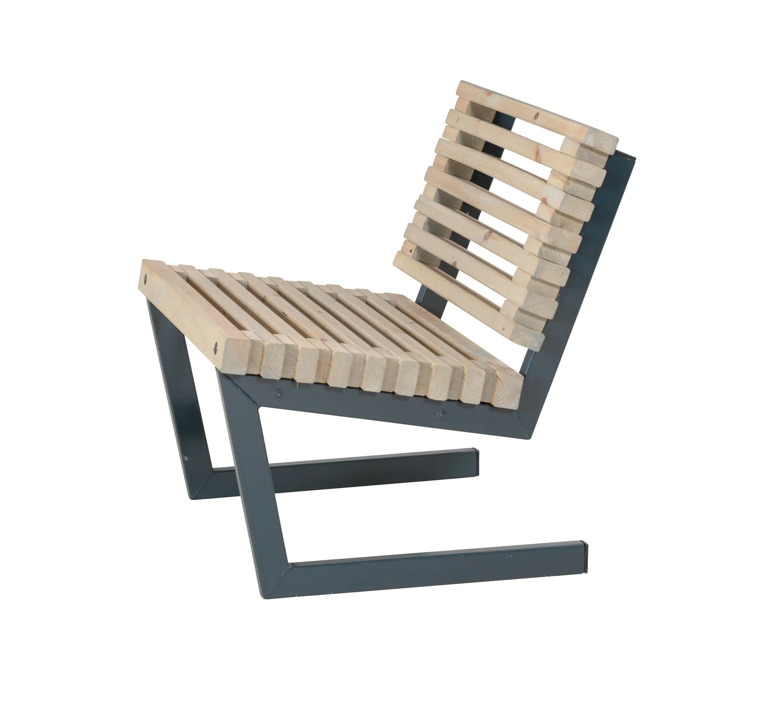 Plus Sessel Siesta 69 cm natur-schwarz