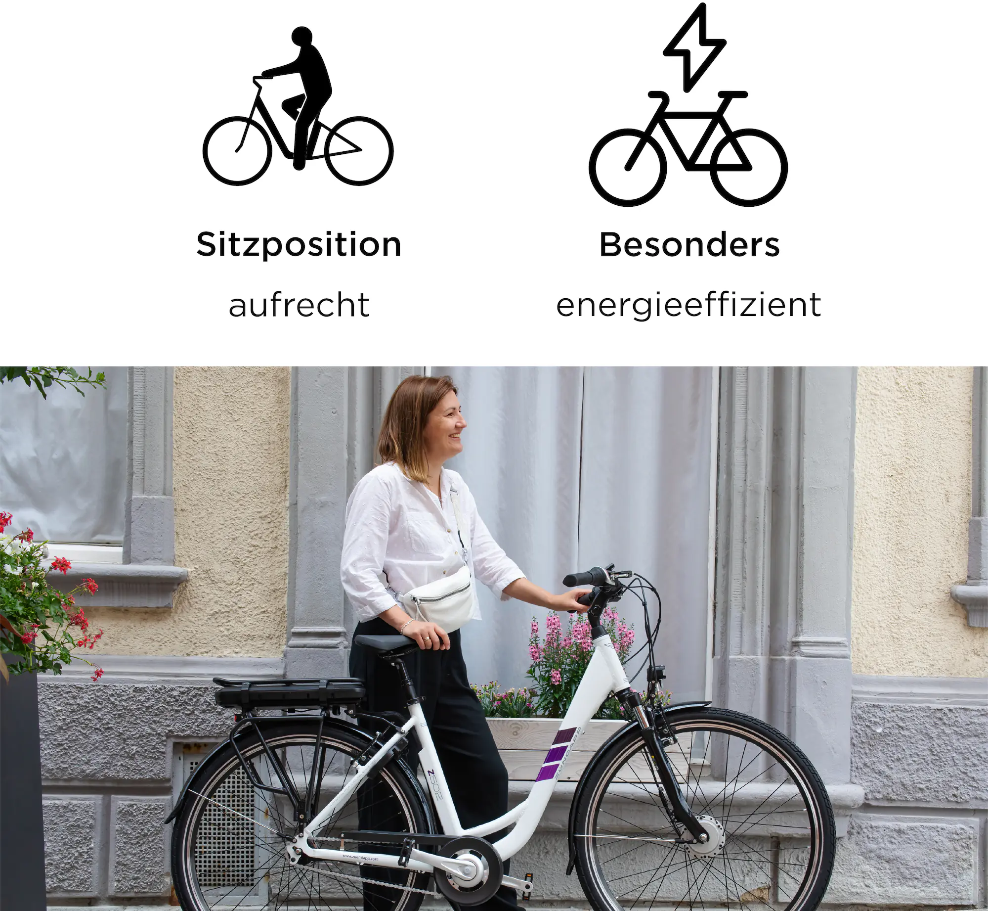 Zündapp E-Bike Z502 City 28 Zoll 7-Gang 522 Wh weiß lila Zündapp E-Bike Z502 City 28 Zoll 7-Gang 522 Wh weiß lila