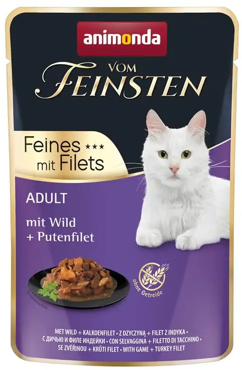 Animonda Vom Feinsten Katzenfutter Wild und Pute 85 g