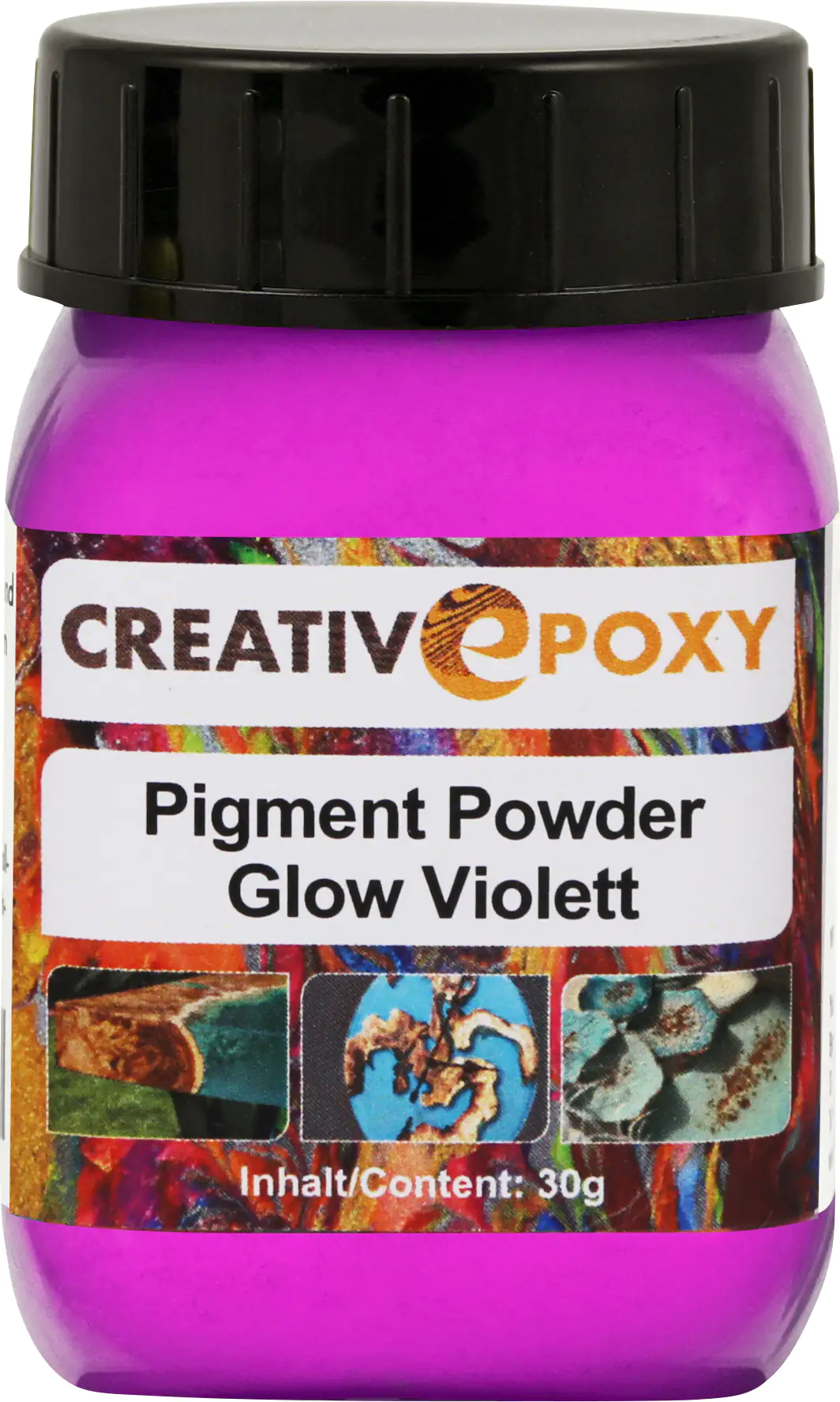 Pigment Pulver Glow Violett 30 g Blacklight, Neon, tagleuchtend Pigment Pulver Glow Violett 30 g Blacklight, Neon, tagleuchtend