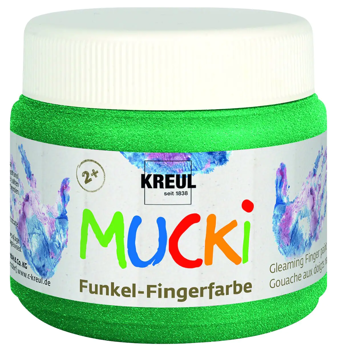 Kreul Mucki Funkel-Fingerfarbe smaragdgrün 150 ml Kreul Mucki Funkel-Fingerfarbe smaragdgrün 150 ml