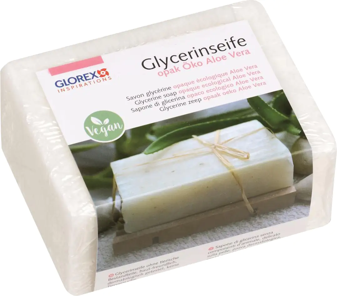 Glorex Glycerin-Seife Öko mit Aloe Vera opak 500 g