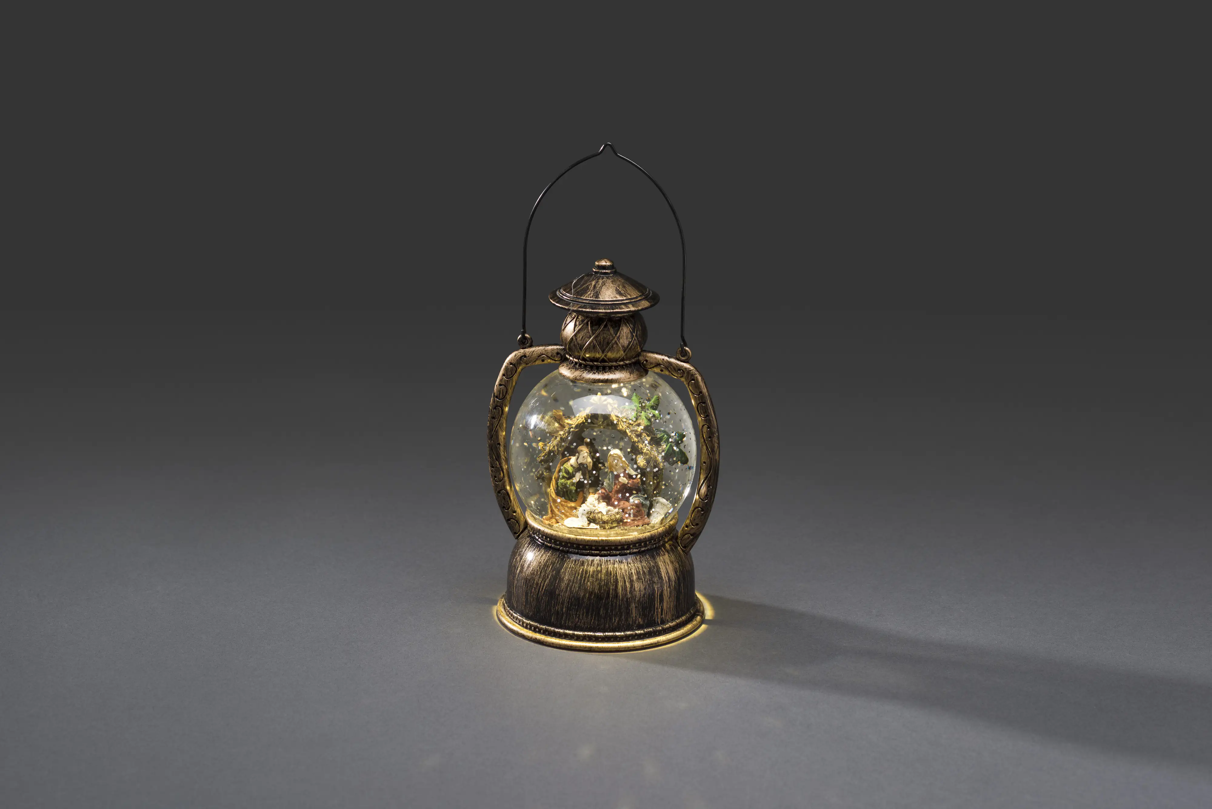 Konstsmide LED Kugellaterne Weihnachtskrippe 20 x Ø 12 cm