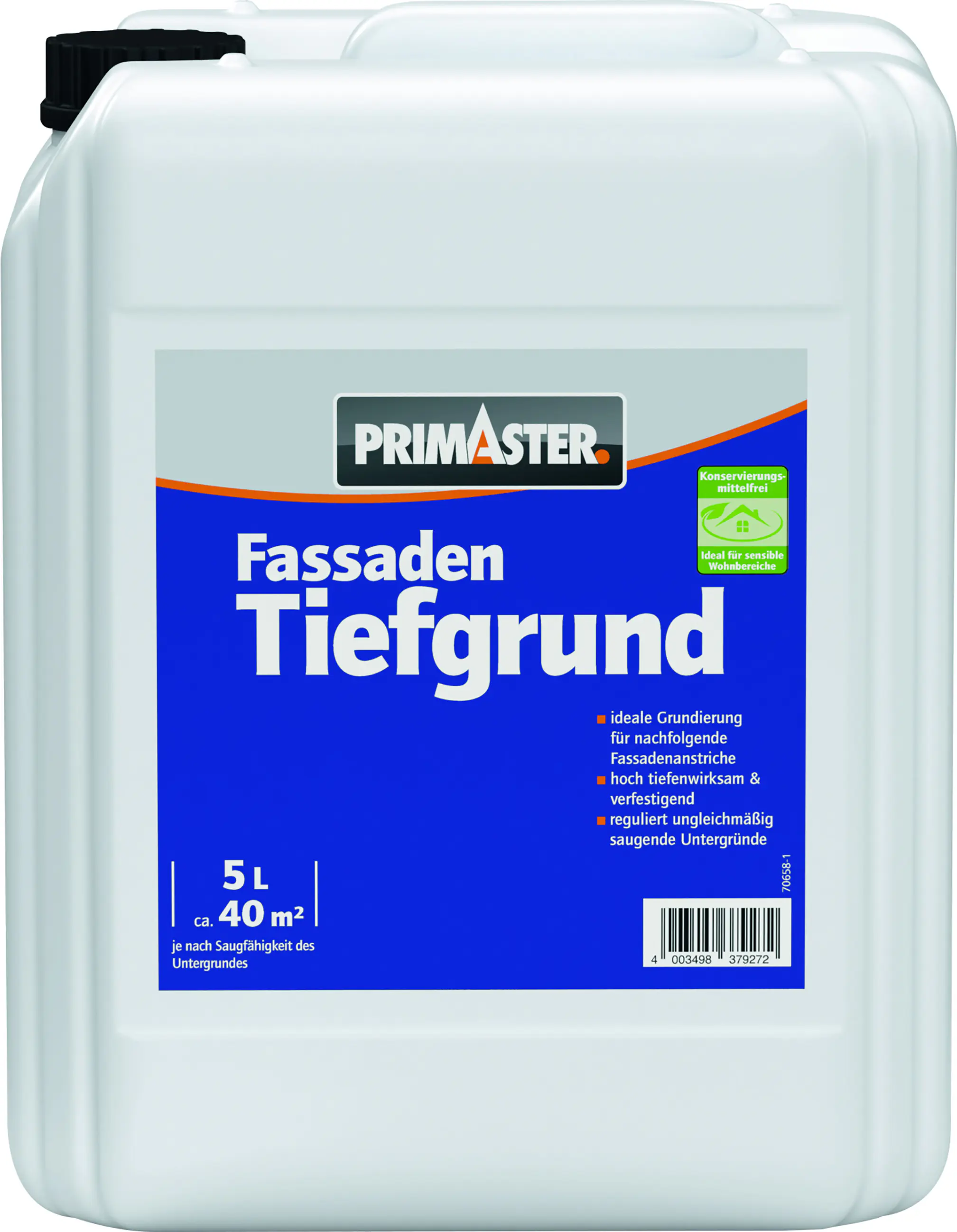 Primaster Fassaden-Tiefgrund 5 L farblos Primaster Fassaden-Tiefgrund 5 L farblos