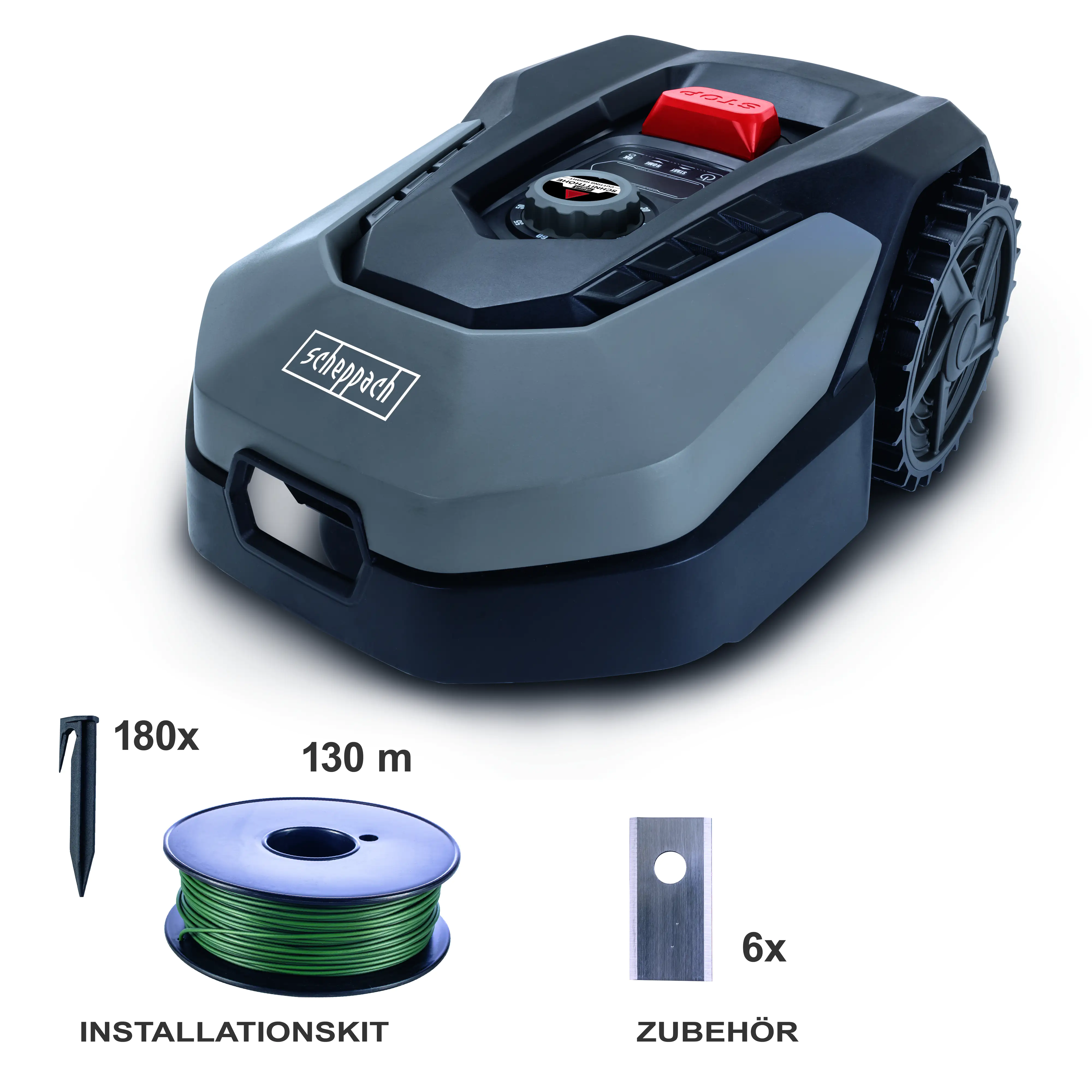 Scheppach Mähroboter RoboCut XL600 20 V/2,5 Ah 18 cm Schnittbreite Scheppach Mähroboter RoboCut XL600 20 V/2,5 Ah 18 cm Schnittbreite