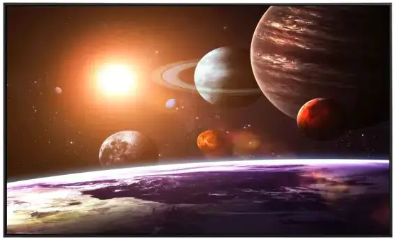 papermoon Infrarotheizkörper EcoHeat 60X100 cm 600 Watt, Solar System