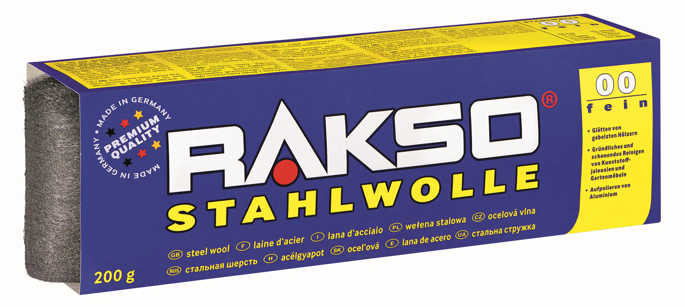 Rakso Stahlwolle fein 200 g