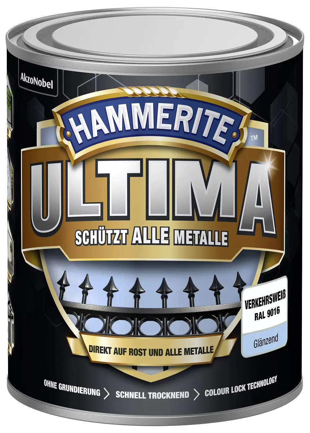 Hammerite Metallschutzlack ULTIMA 750 ml weiß glänzend