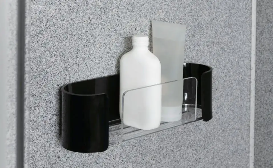 Primaster Duschkorb Acryl schwarz