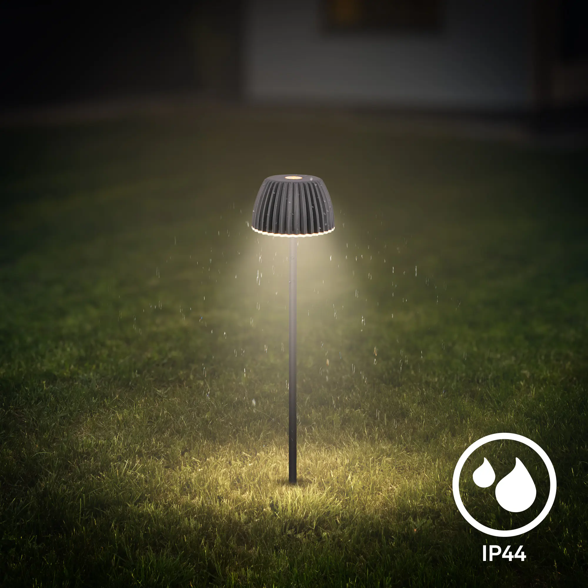 Briloner LED-Gartenleuchte Spießleuchte Riffle anthrazit dimmbar 