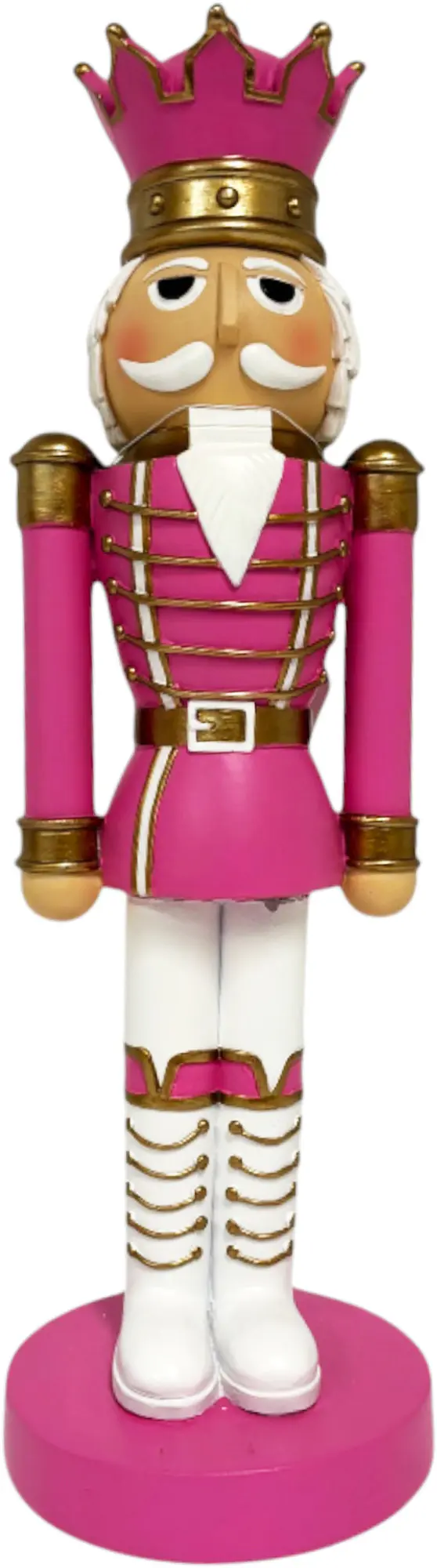 Dekofigur Nußknacker 38 x 11,5 x 11,5 cm pink