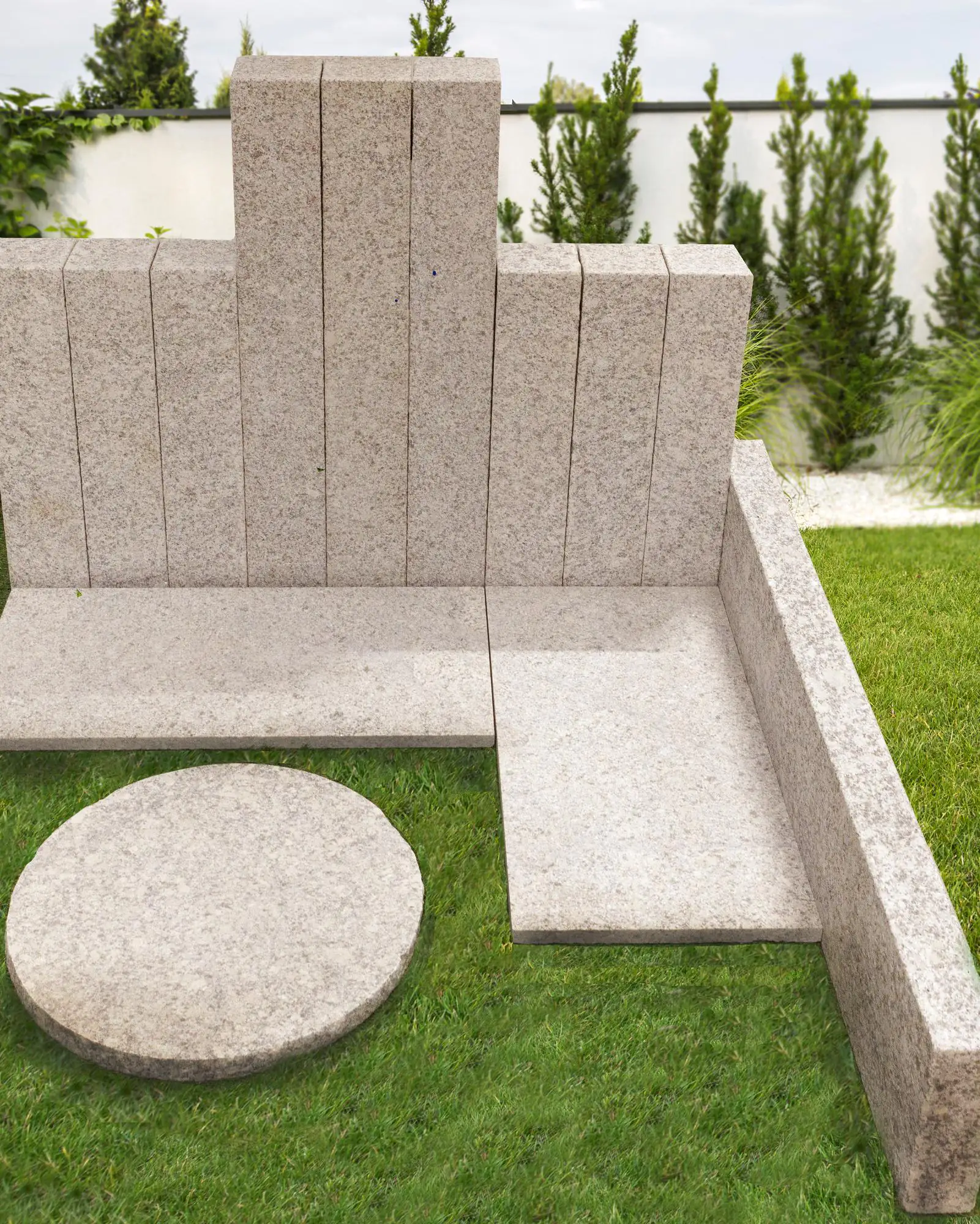 TrendLine Palisade Granit 50 x 10 x 10 cm grau geflammt TrendLine Palisade Granit 50 x 10 x 10 cm grau geflammt