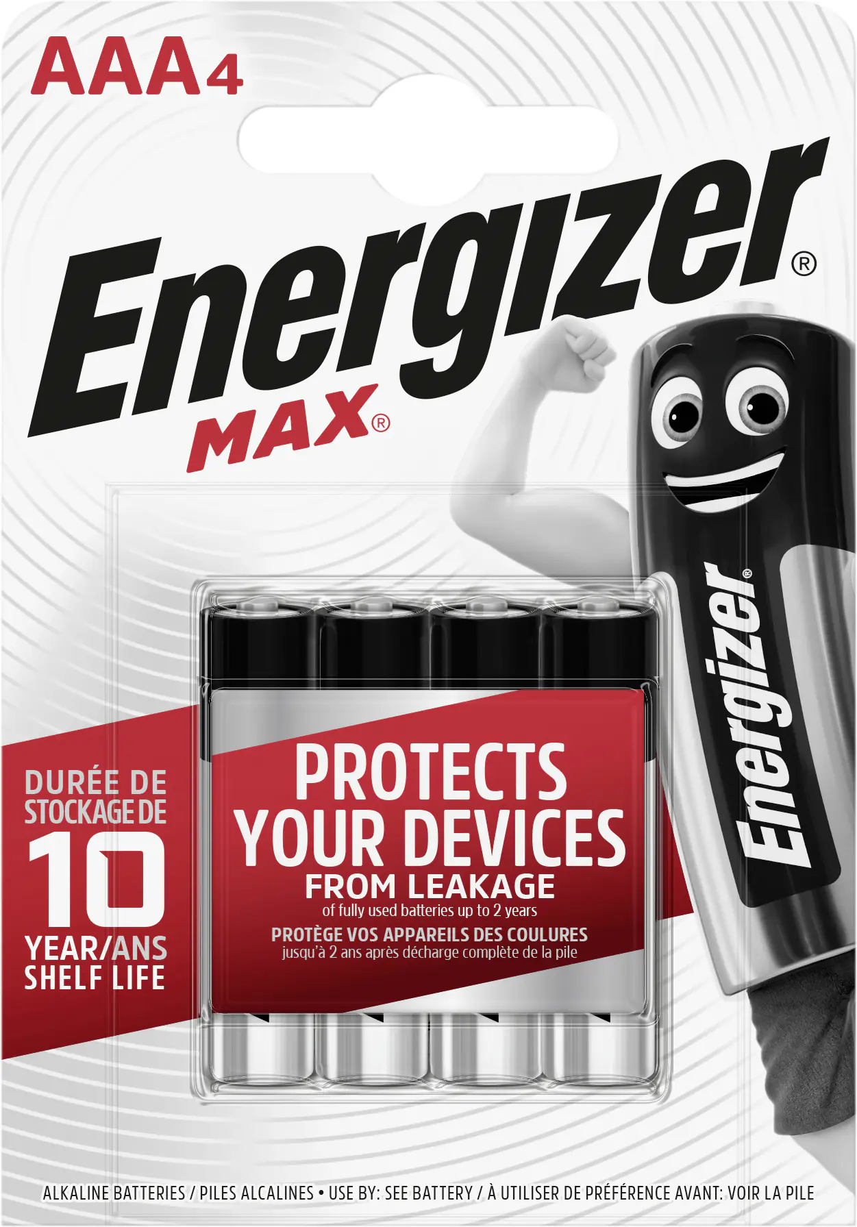 Energizer Max Alkaline Batterie Micro AAA 1,5 V, 4er Pack