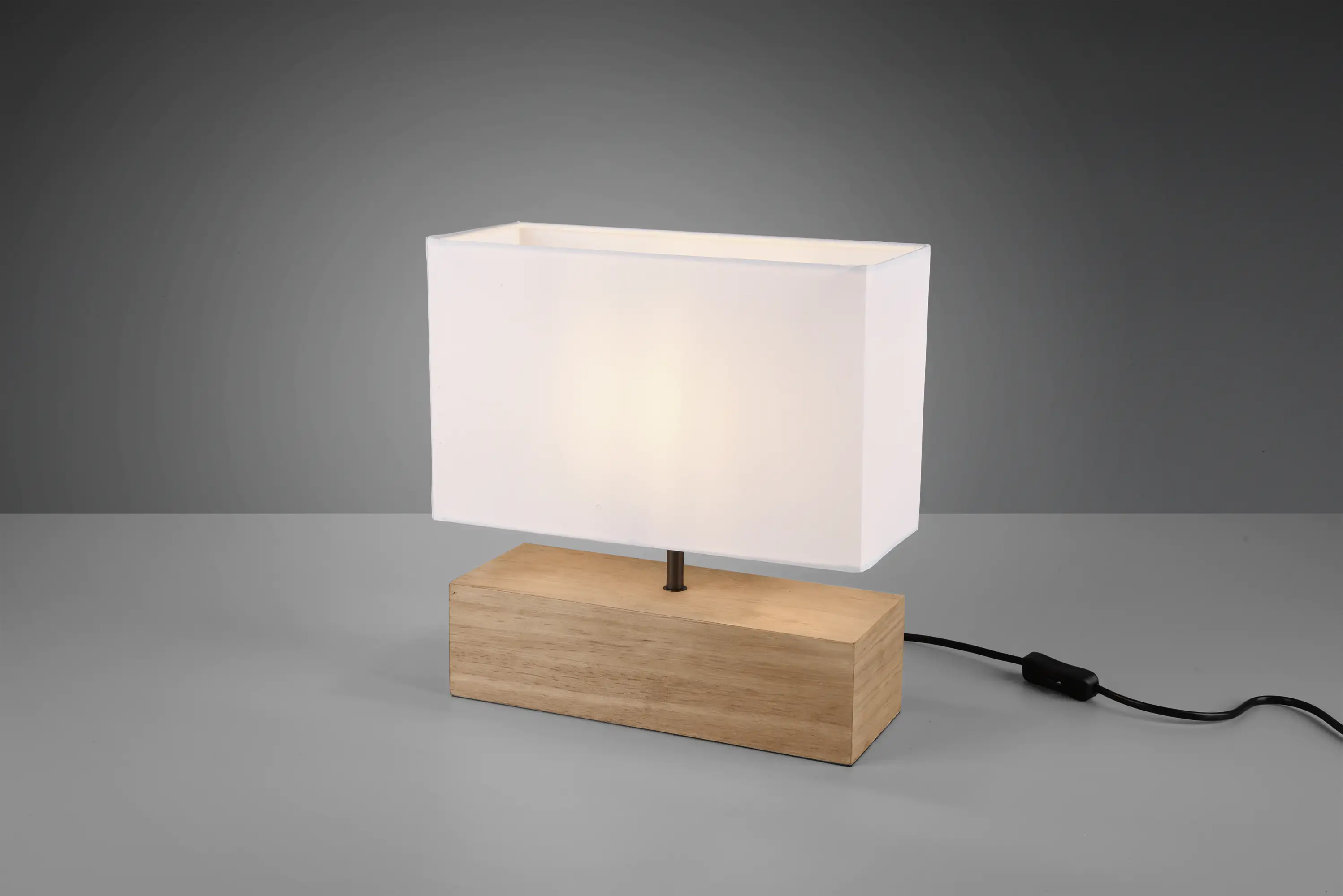 4017807470819_2314508 Reality Leuchten Tischleuchte Woody rechteckig holzfarbig