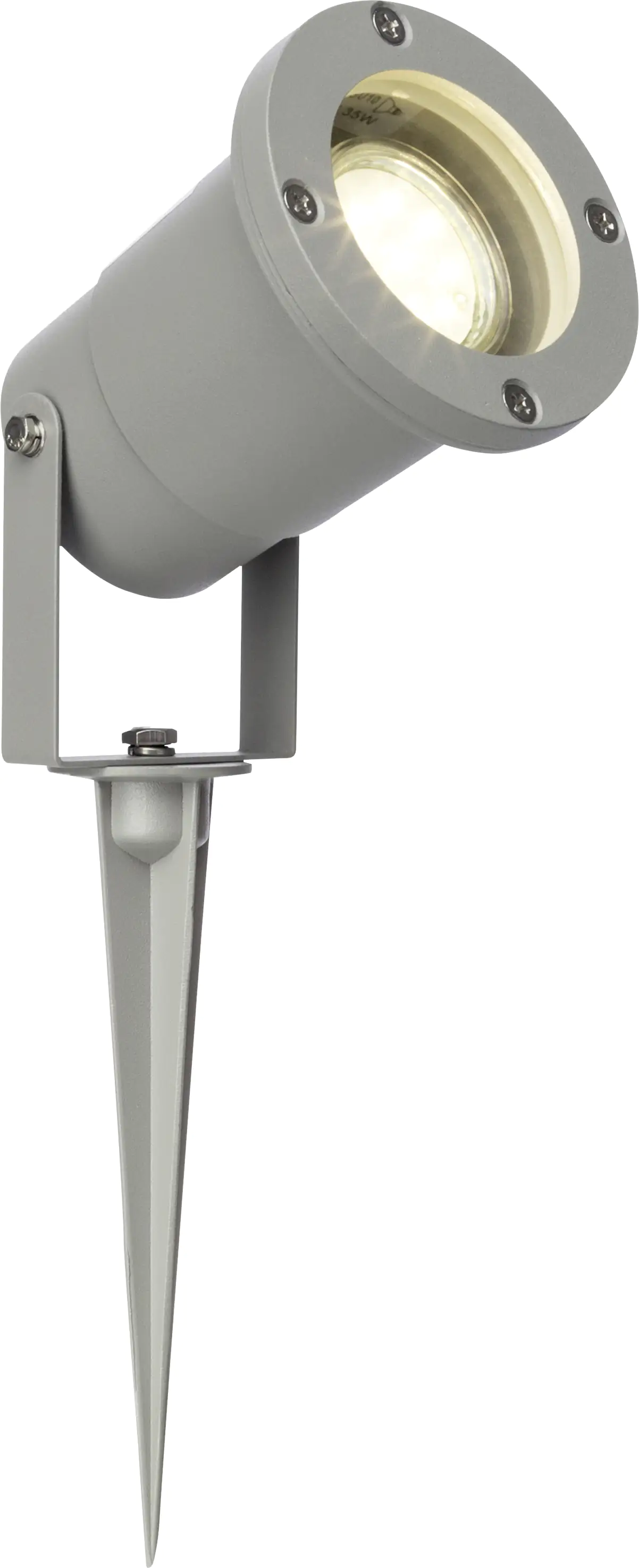 Brilliant LED Außenleuchte Janko grau,mit Erdspieß 16x10,5cm
