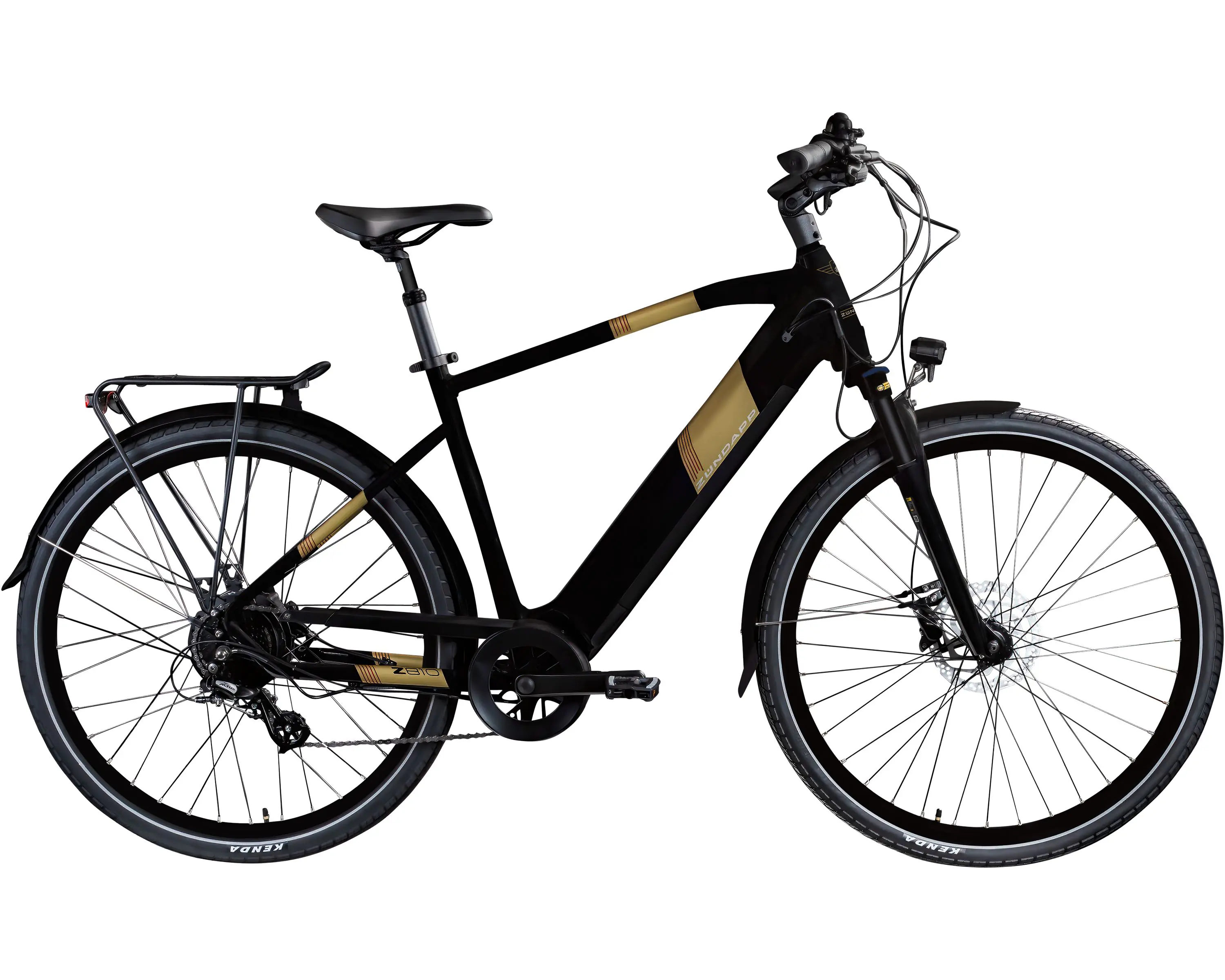 Zündapp E-Bike Z810 Trekking 28 Zoll 8-Gang 550 Wh schwarz beige
