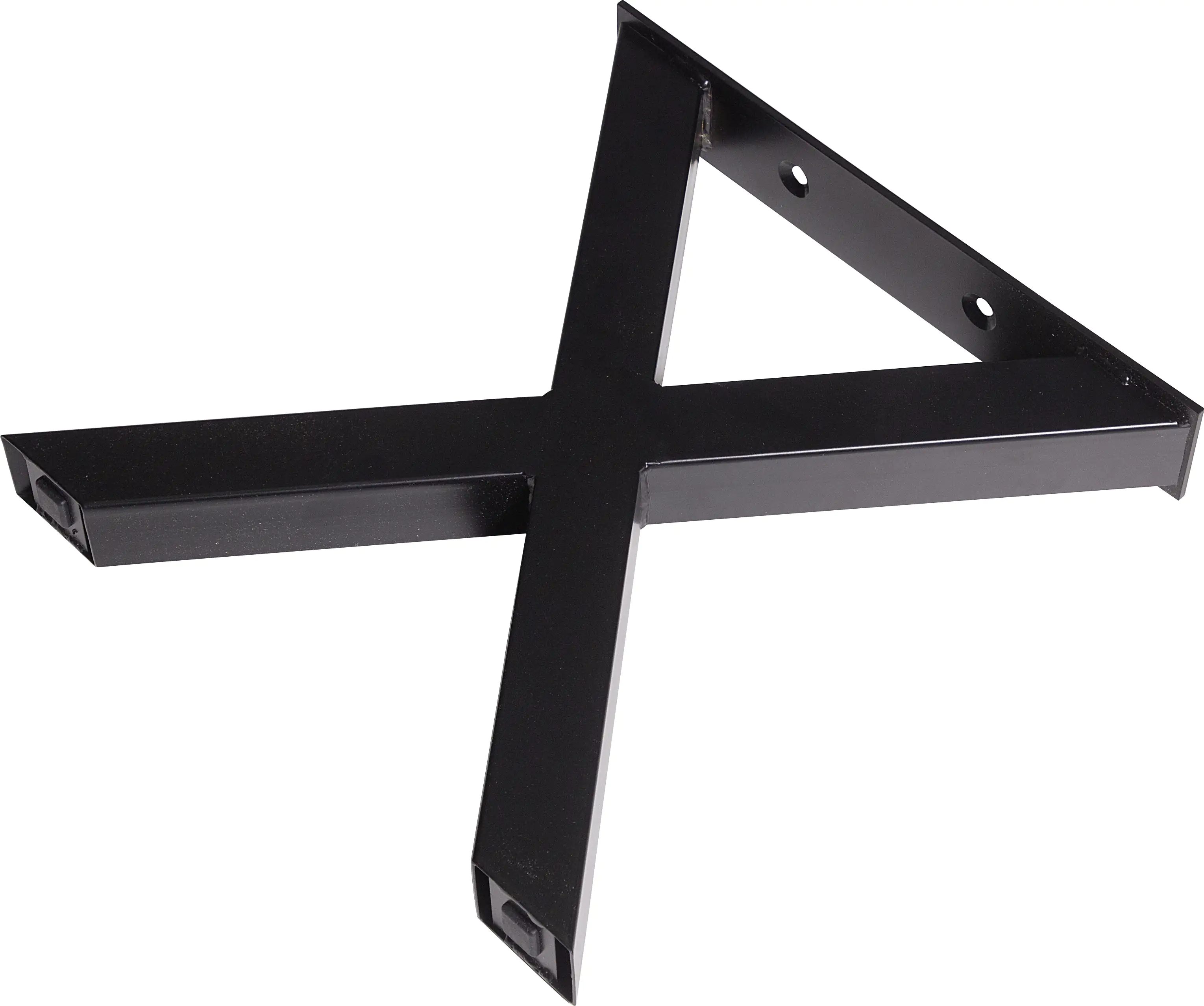 Dieda Bankgestell X-Form schwarz Maße (L x B x H): 420 x 400 x 70 mm