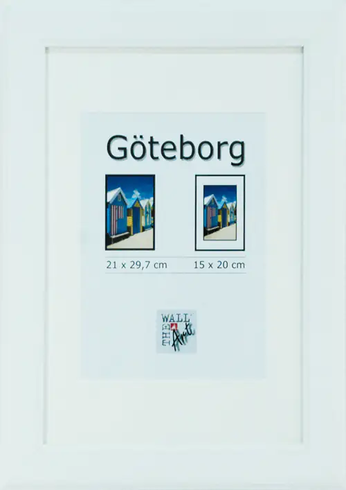 4250101381706 Holz Bilderrahmen Göteborg weiß, 21 x 29,7 cm