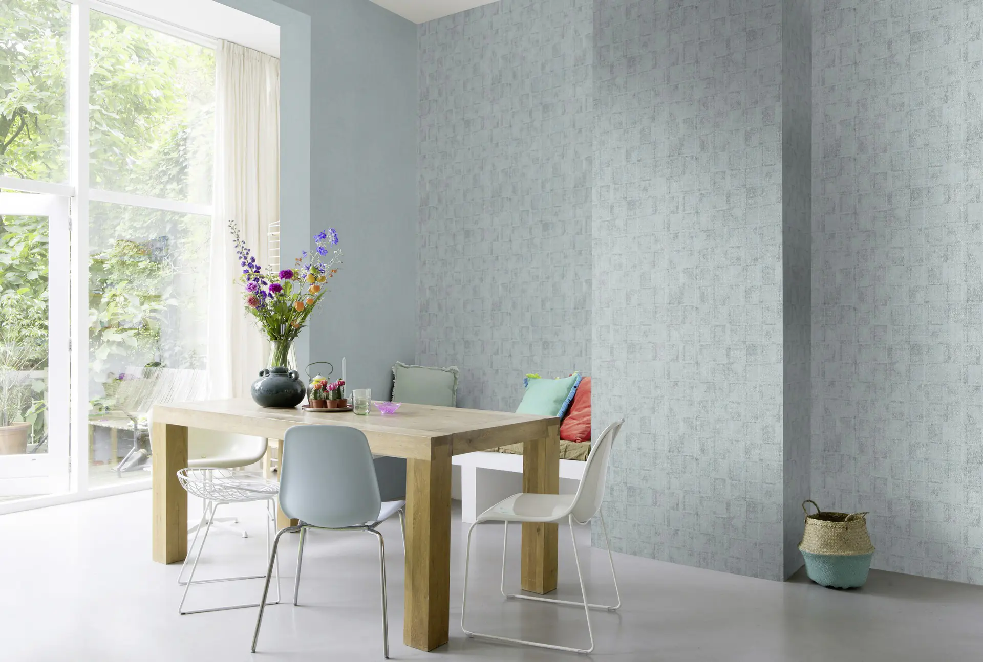 Rasch Vliestapete Deco Style Grafik türkis 10,05 x 0,53 m