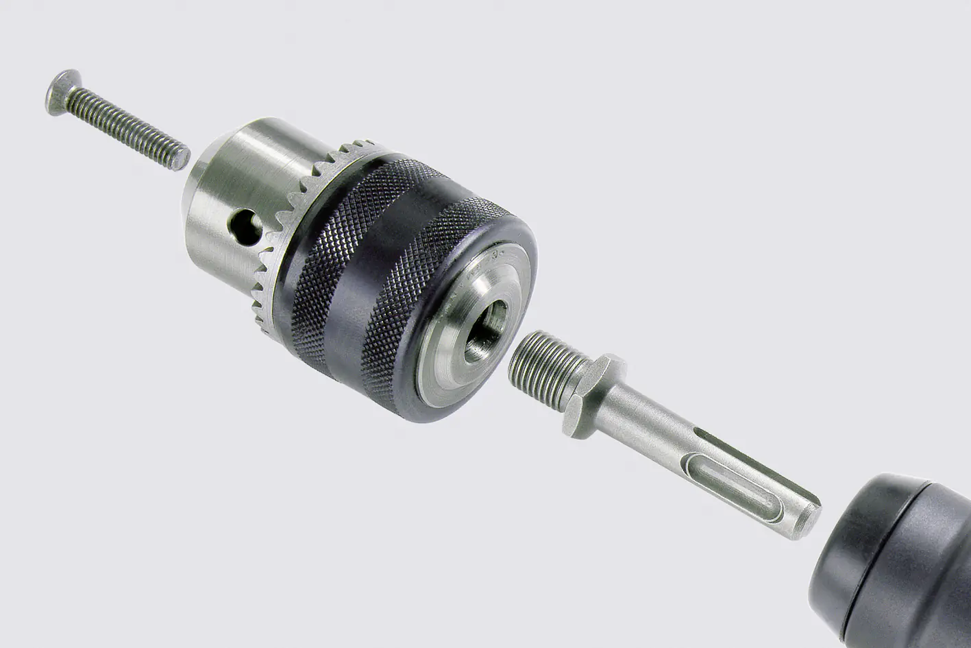 Wolfcraft Bohrfutteradapter für 13 mm 1/2 Zoll x 20 mm SDS plus
