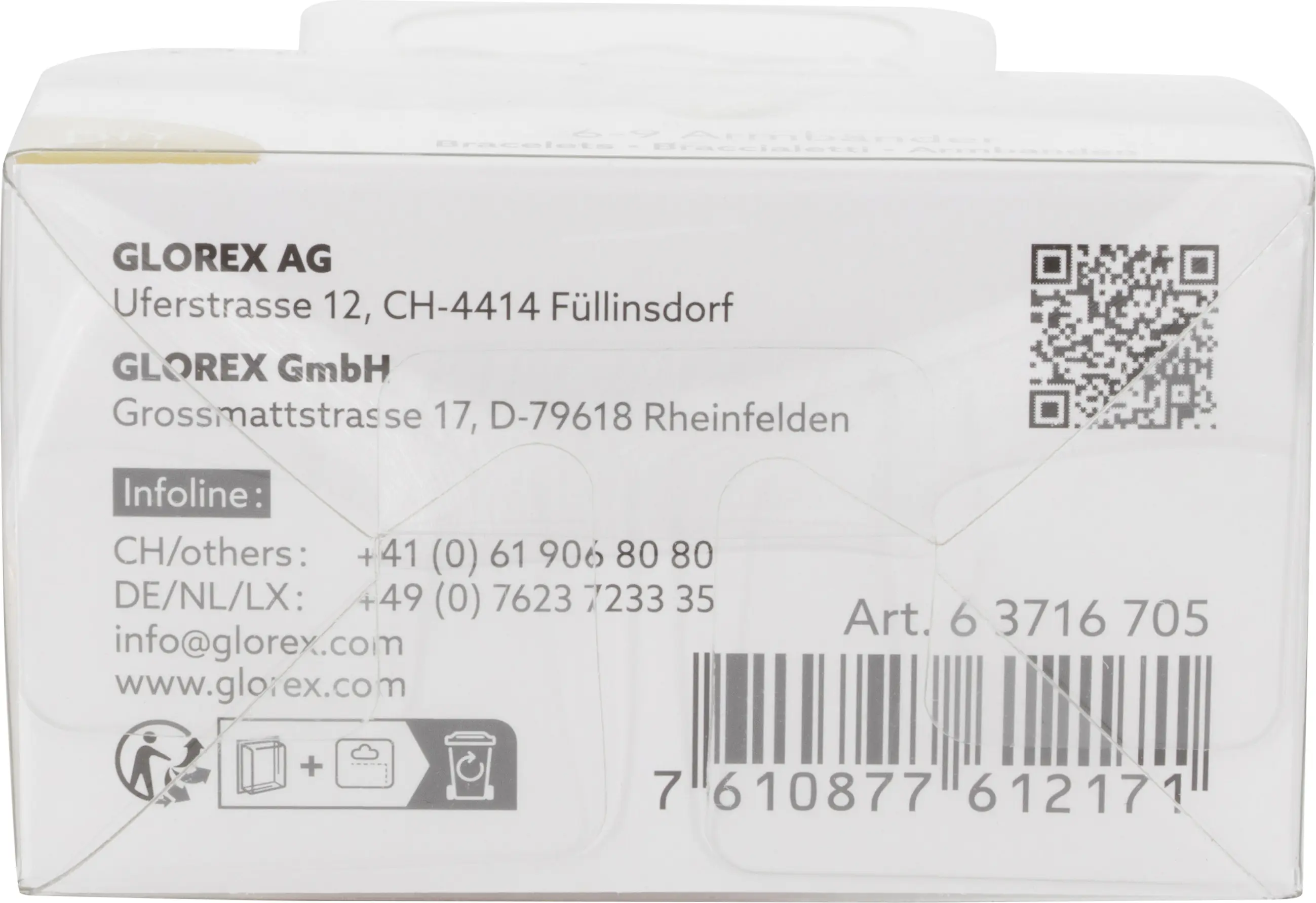 Glorex Armband-Set für 6-9 Armbänder DIY rosa-lila