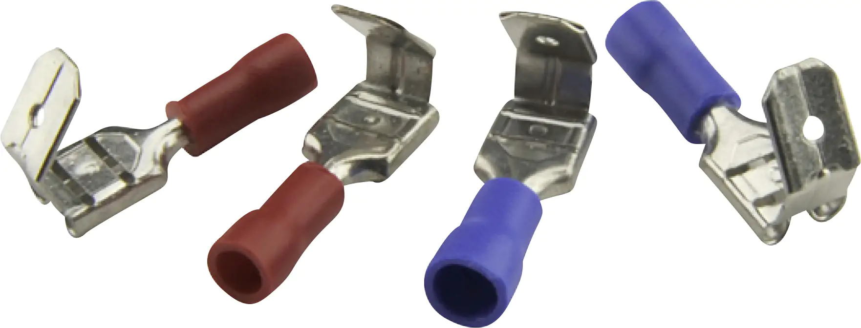 Abzweigflachstecker-Set 1,5/2,5mm² Inhalt: 10x1,5 mm rot, 10x2,5 mm blau