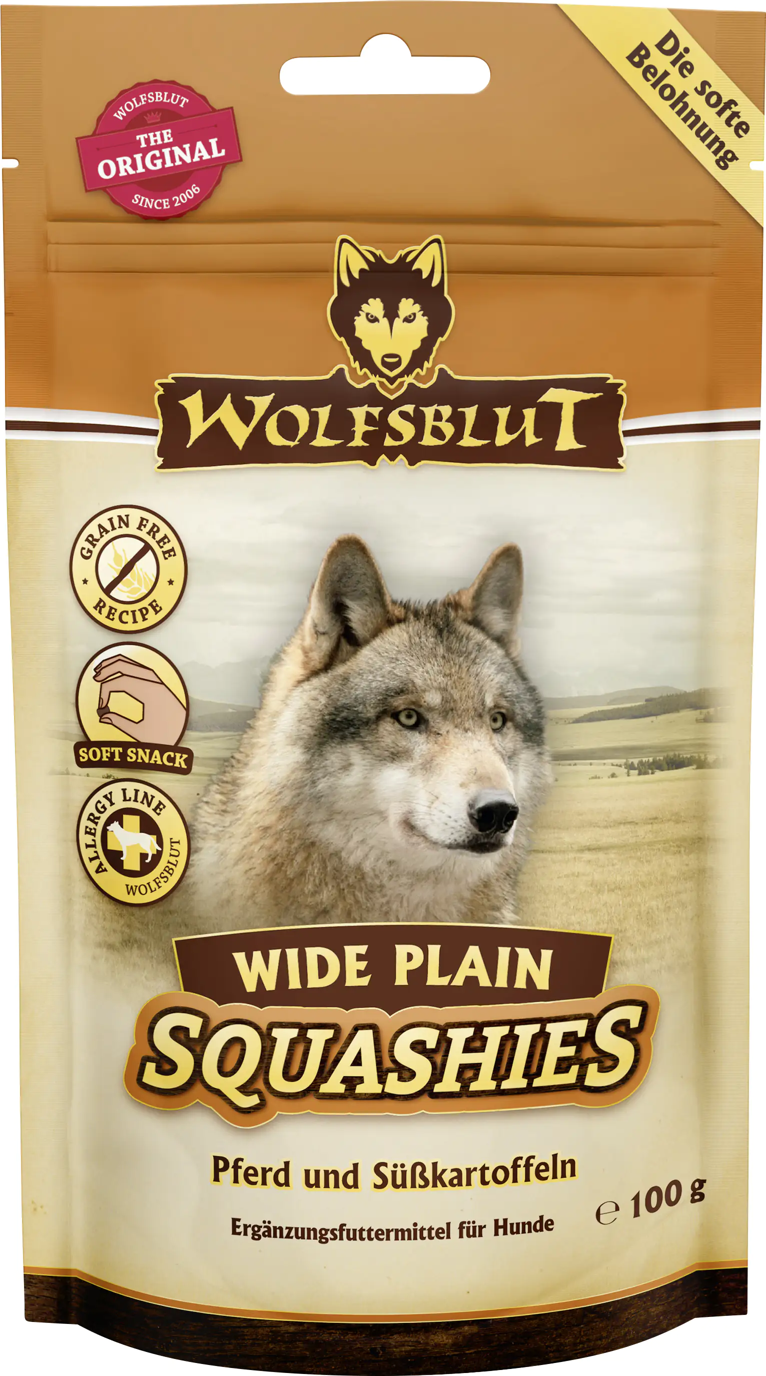 Wolfsblut Wide Plain Squashies Snack 100 g Wolfsblut Wide Plain Squashies Snack 100 g