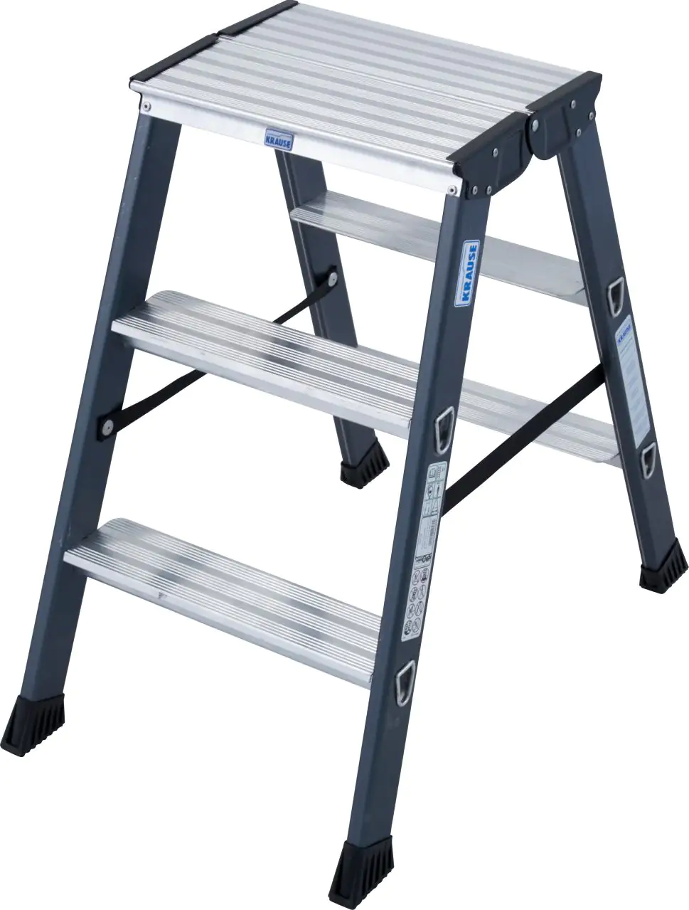 Krause Aluminium-Doppelleiter MONTO SePro 2,20 m