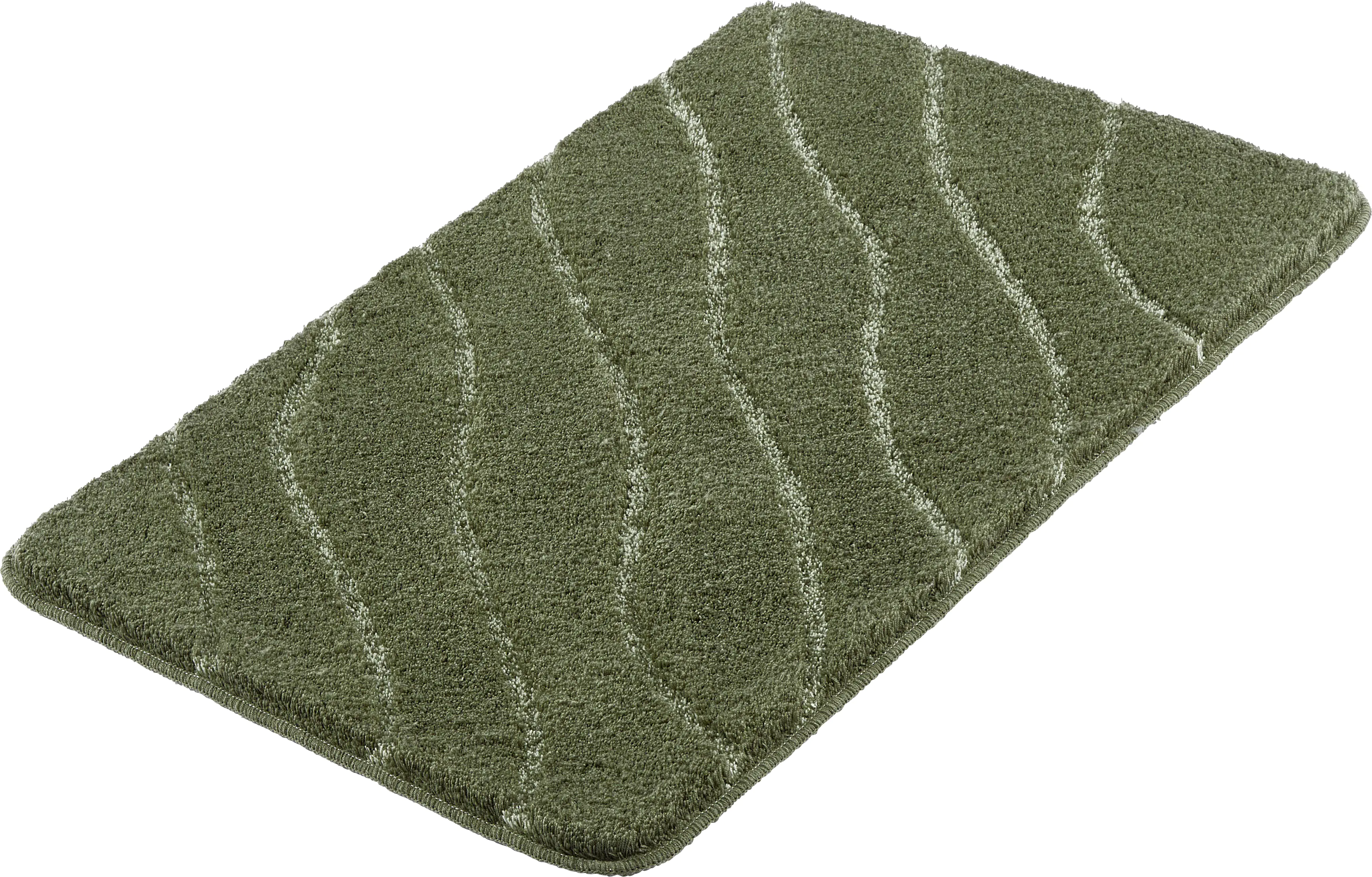 Kleine Wolke Badteppich Tram Forest grün Polyacryl 60 x 100 cm