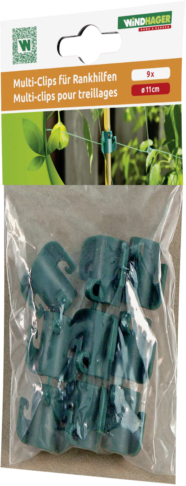 Windhager Rankhilfe- und Multi-Clips 9 Stück