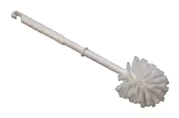 WC-Bürste Weiß, mit Haken