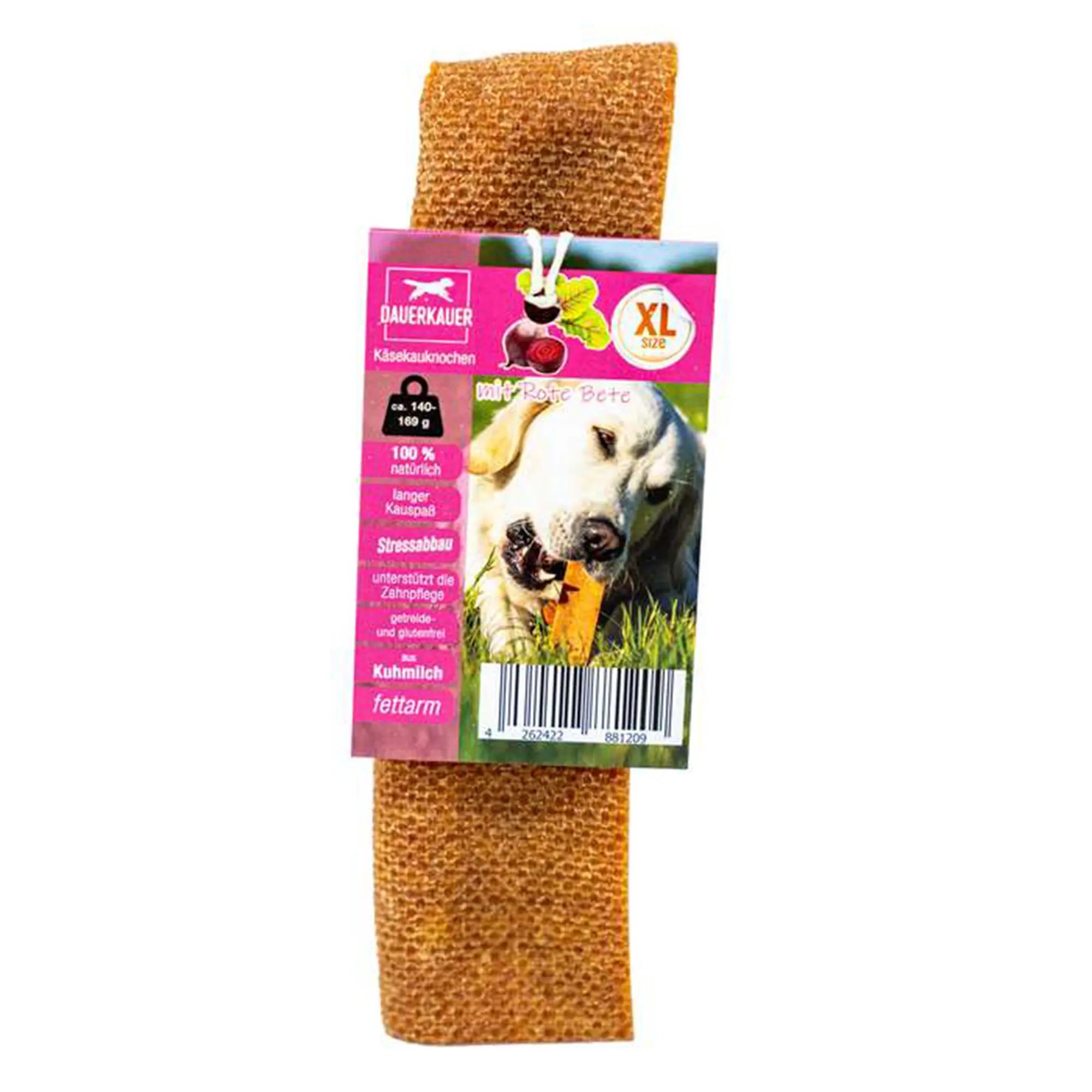 Wolters Hundeleckerli Dauerkauer vegetarischer Käseknochen mit Rote Bete 140 - 169 g
