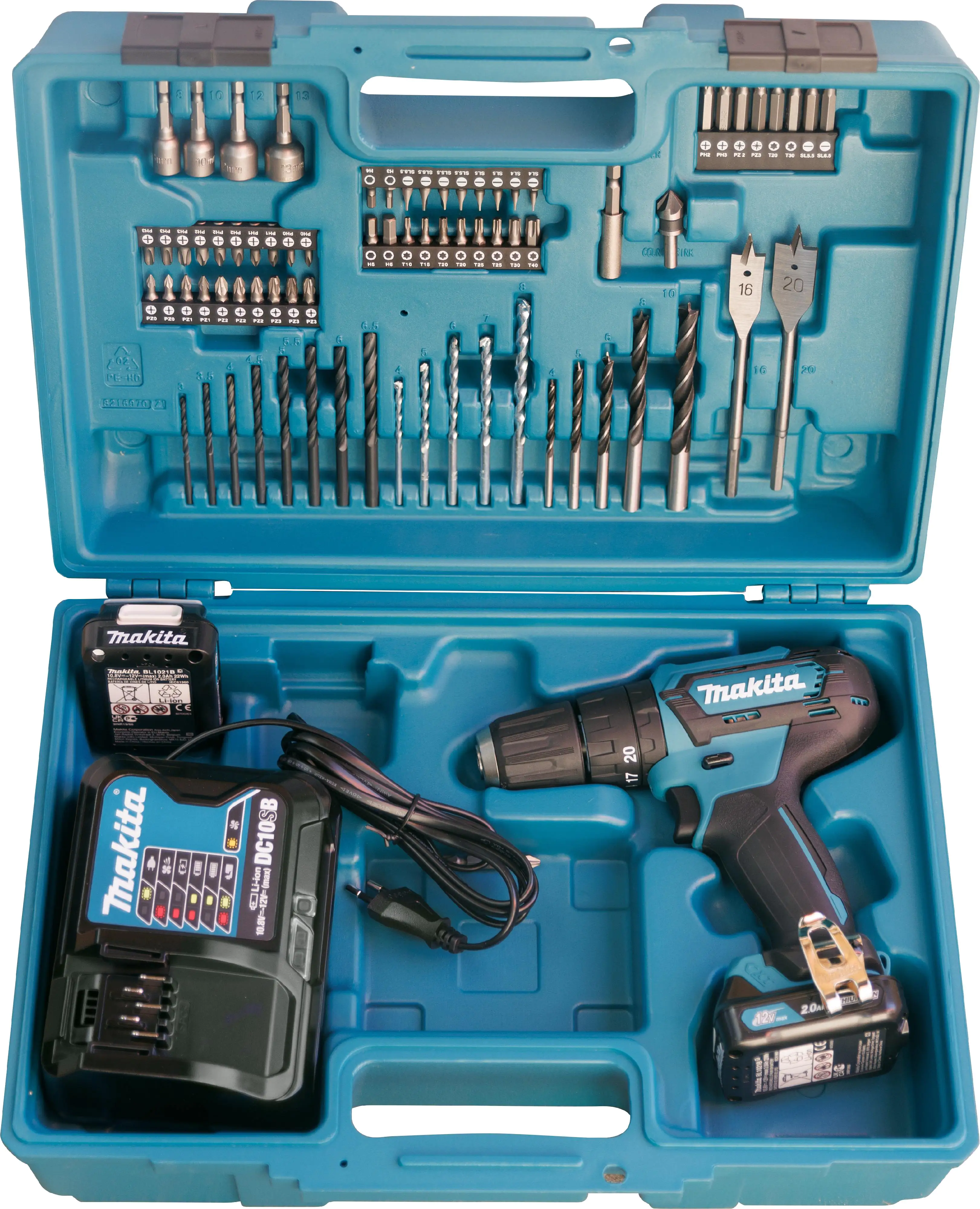 Makita Akku-Schlagbohrschrauber HP333DSAX1 12 V 2,0 Ah Makita Akku-Schlagbohrschrauber HP333DSAX1 12 V 2,0 Ah