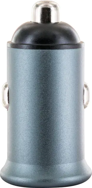 Schwaiger KFZ Ladeadapter 12 V 1x USB 2.0 A, 1x USB Type C schwarz